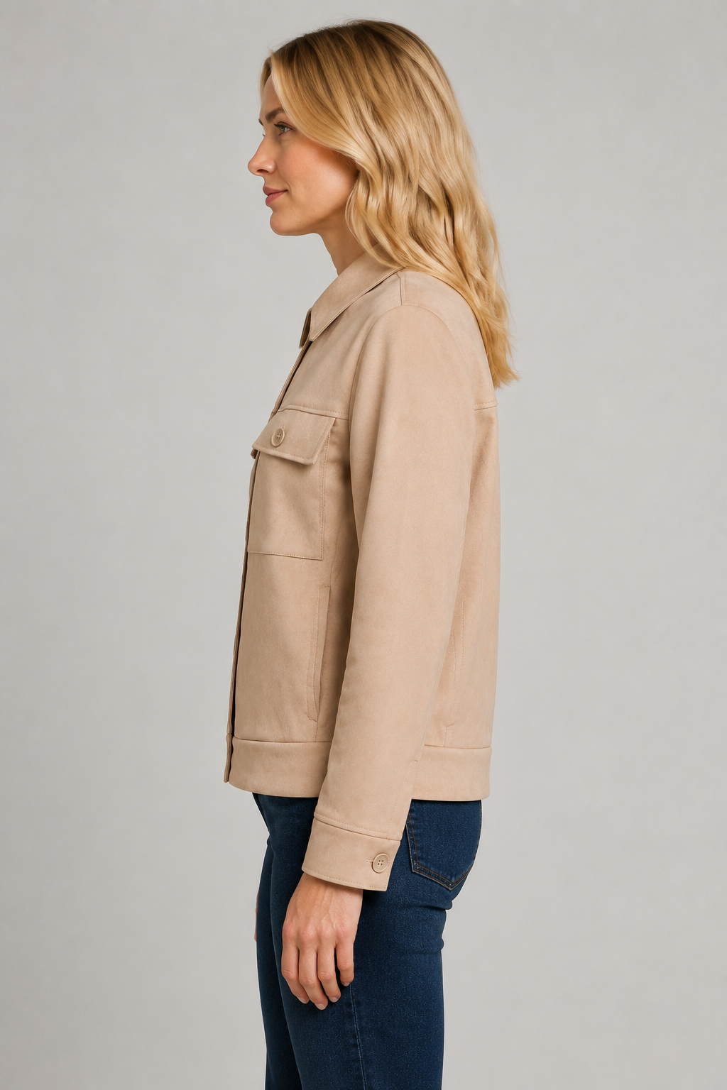 Soya Concepts Button Up Top With Front Pockets - Style 5F27863