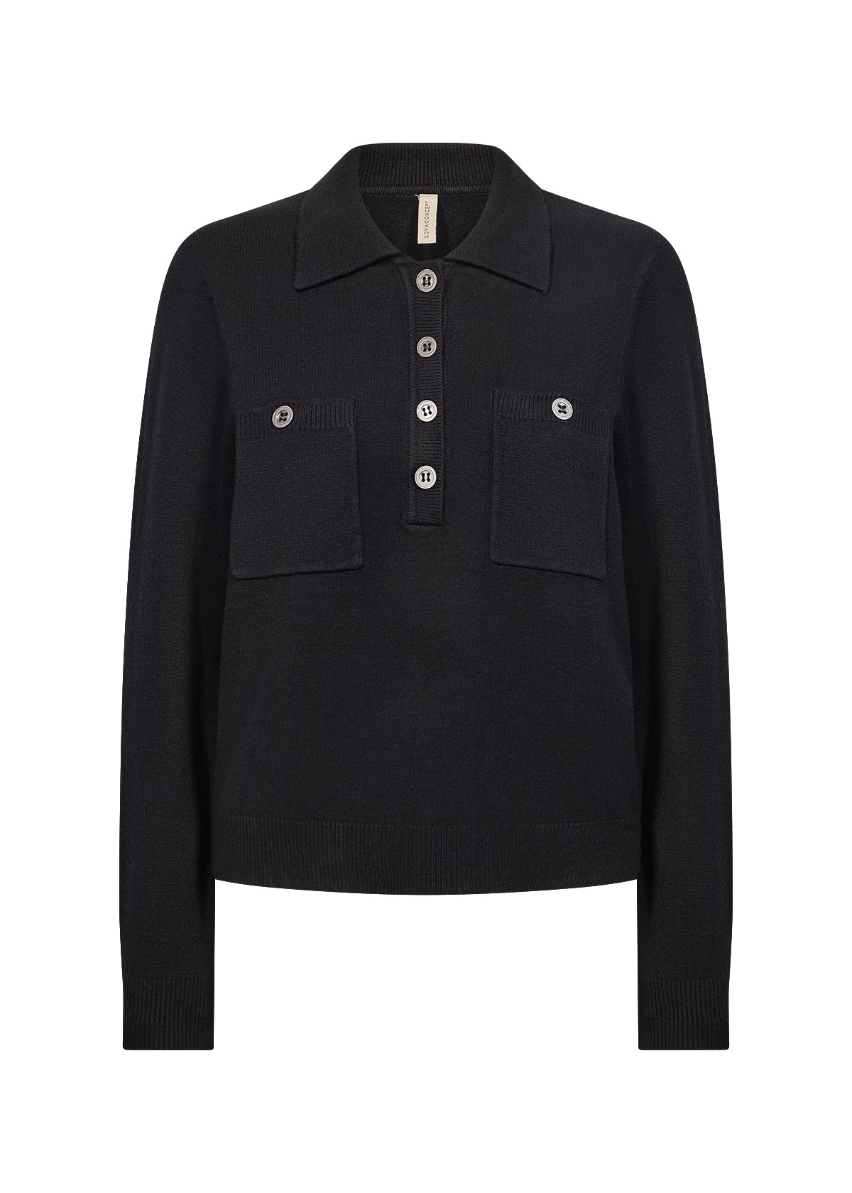 Soya Concepts Kanita Top With Collar & Pockets - Style 5F33850