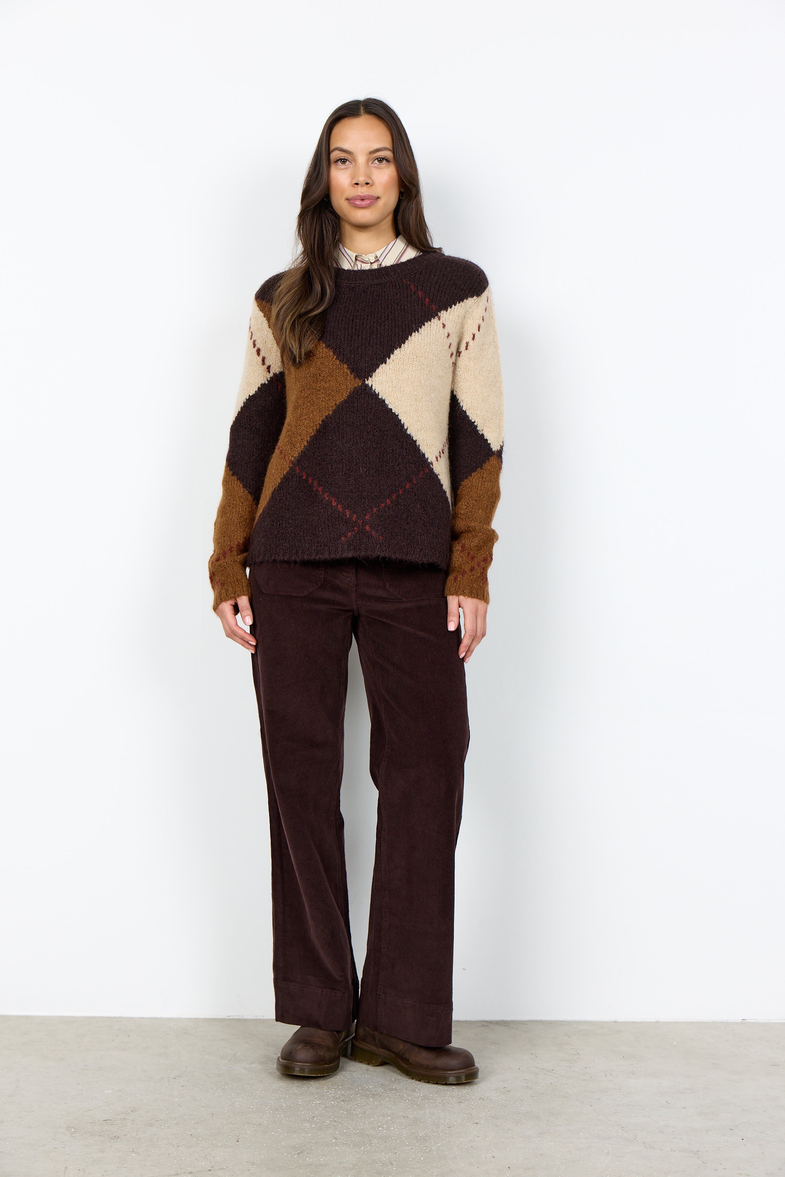 Soya Concepts  Argyle Sweater - Style 5F33865