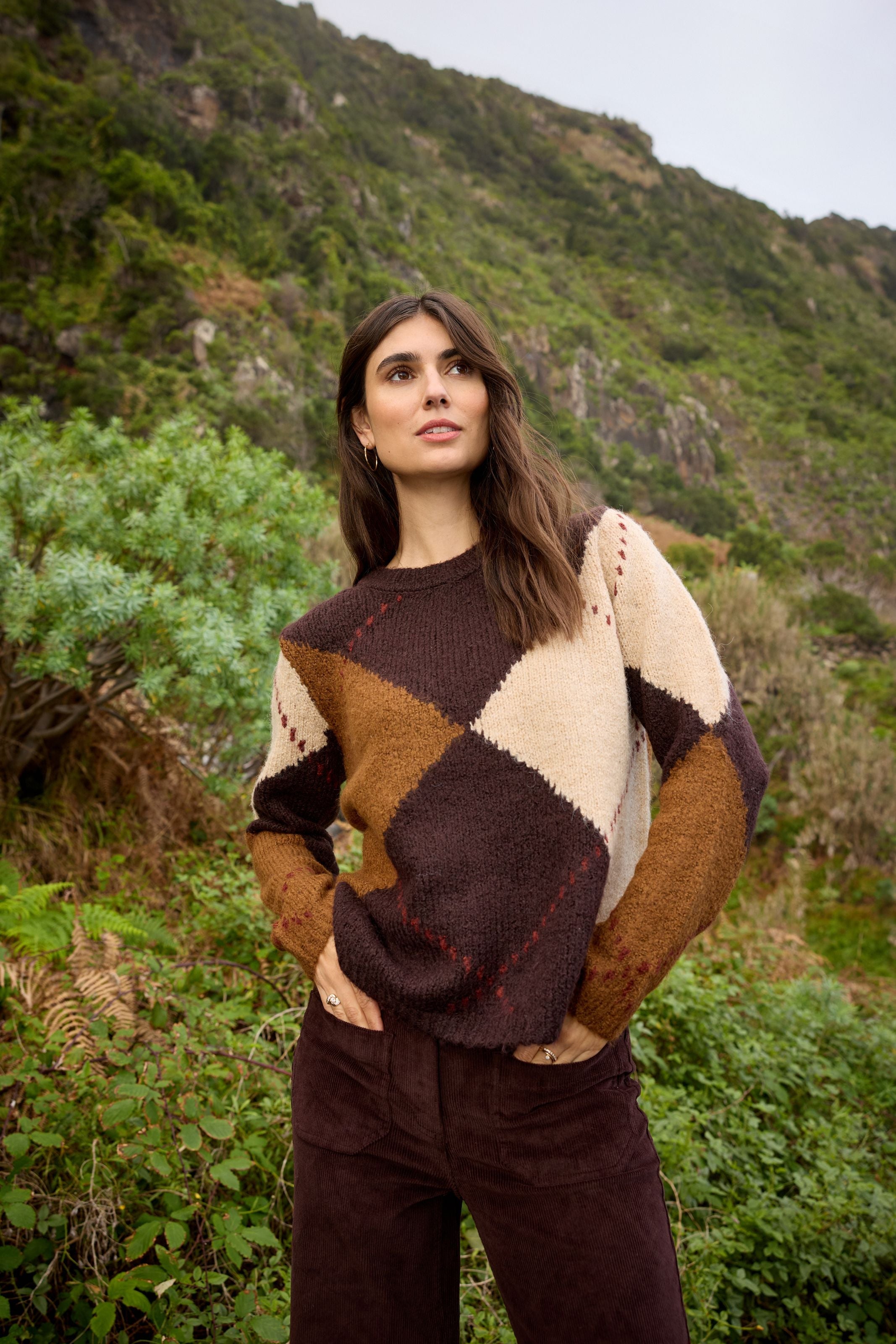 Soya Concepts  Argyle Sweater - Style 5F33865