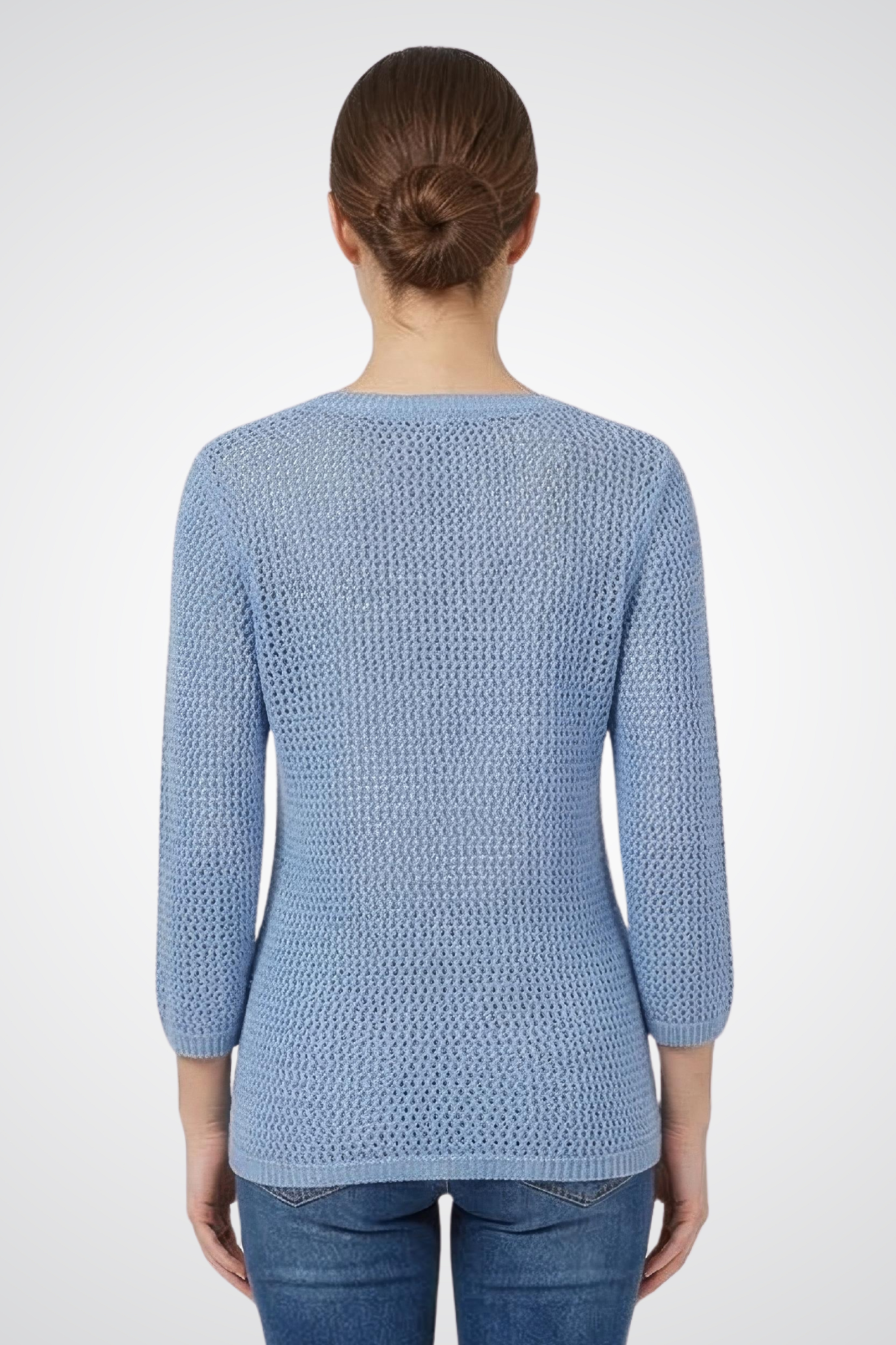 V-Neck Three-Quarter Top