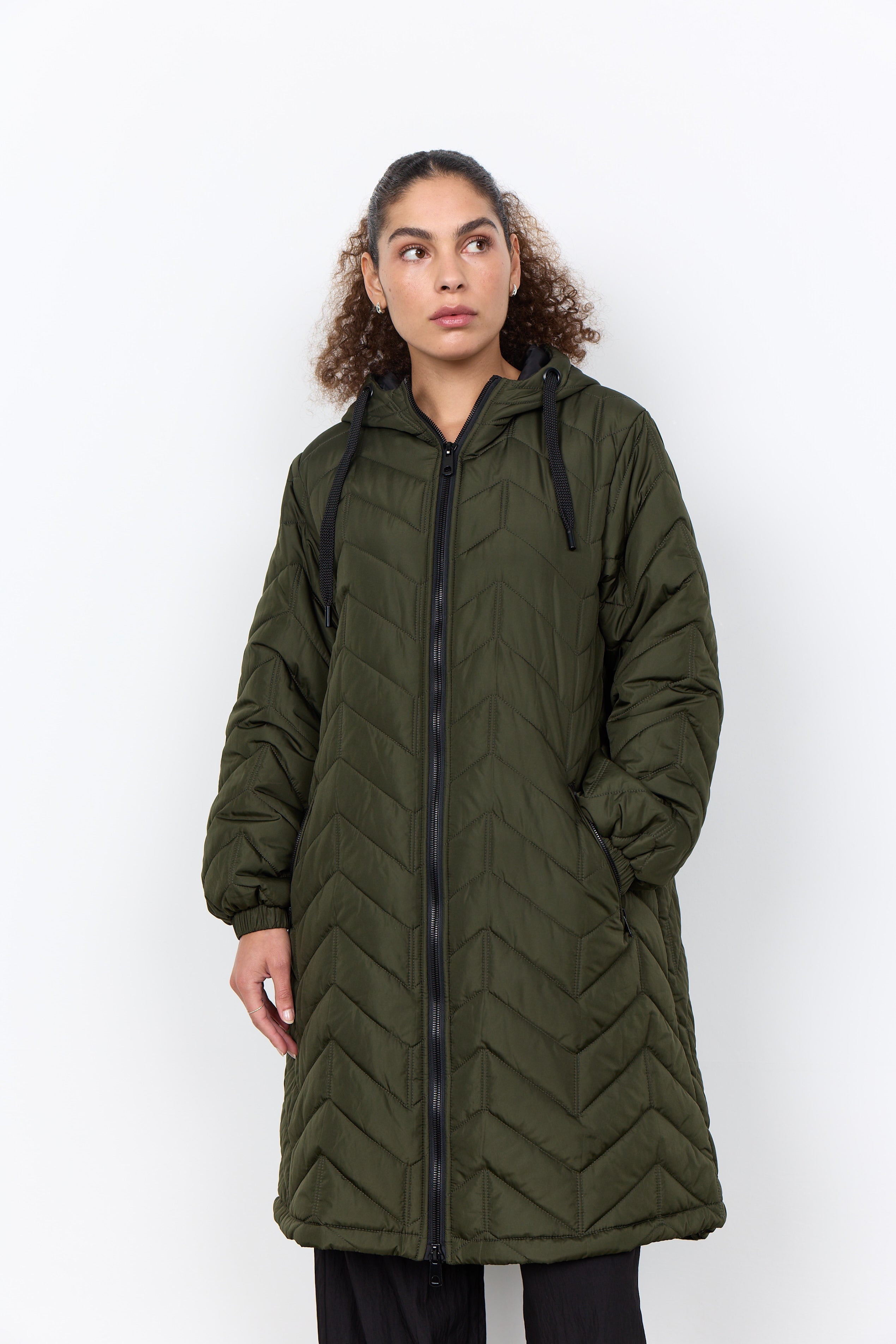 Soya Concepts Long Puffer Coat - Style 5PF41843