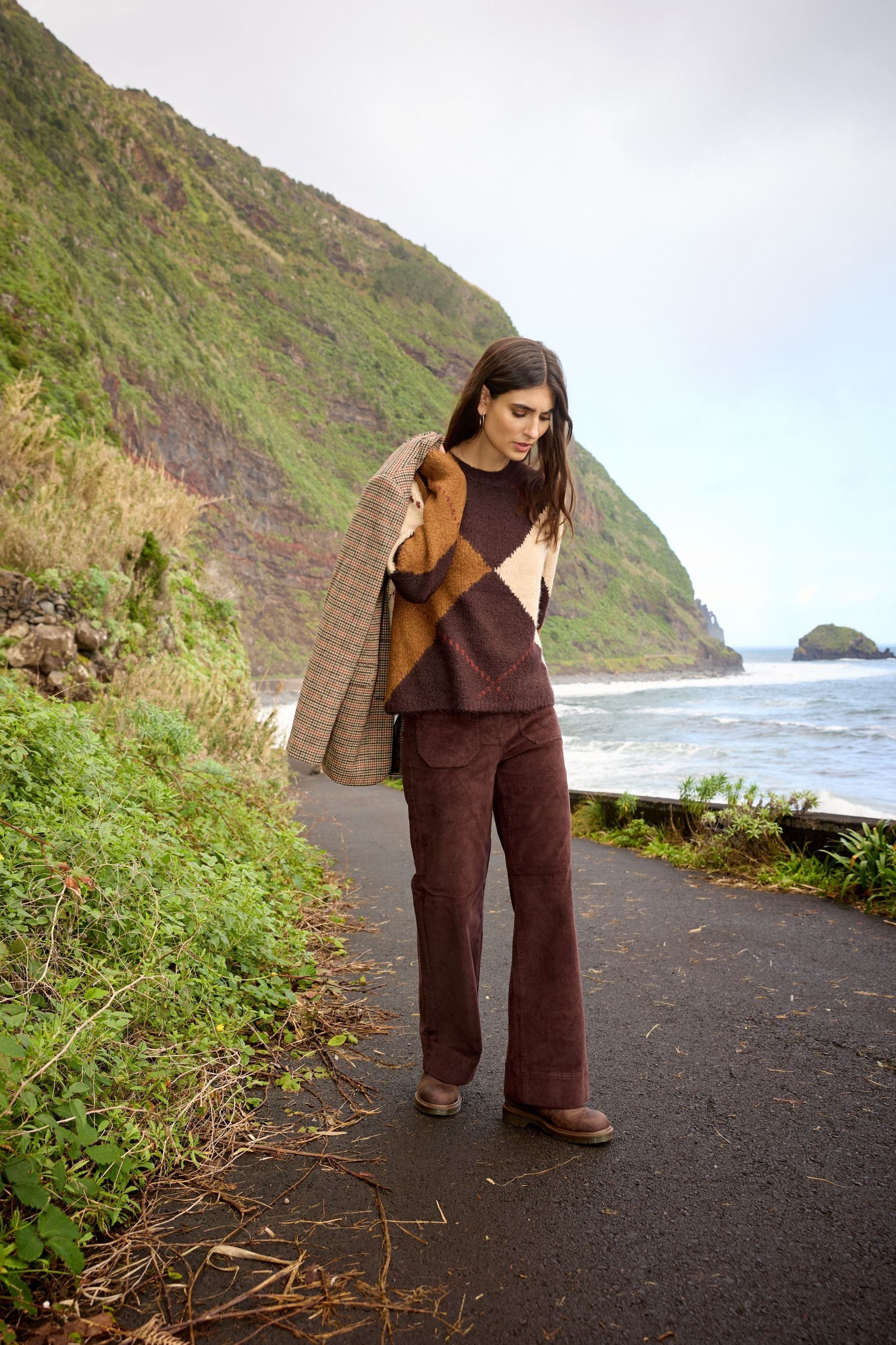 Soya Concepts  Argyle Sweater - Style 5F33865