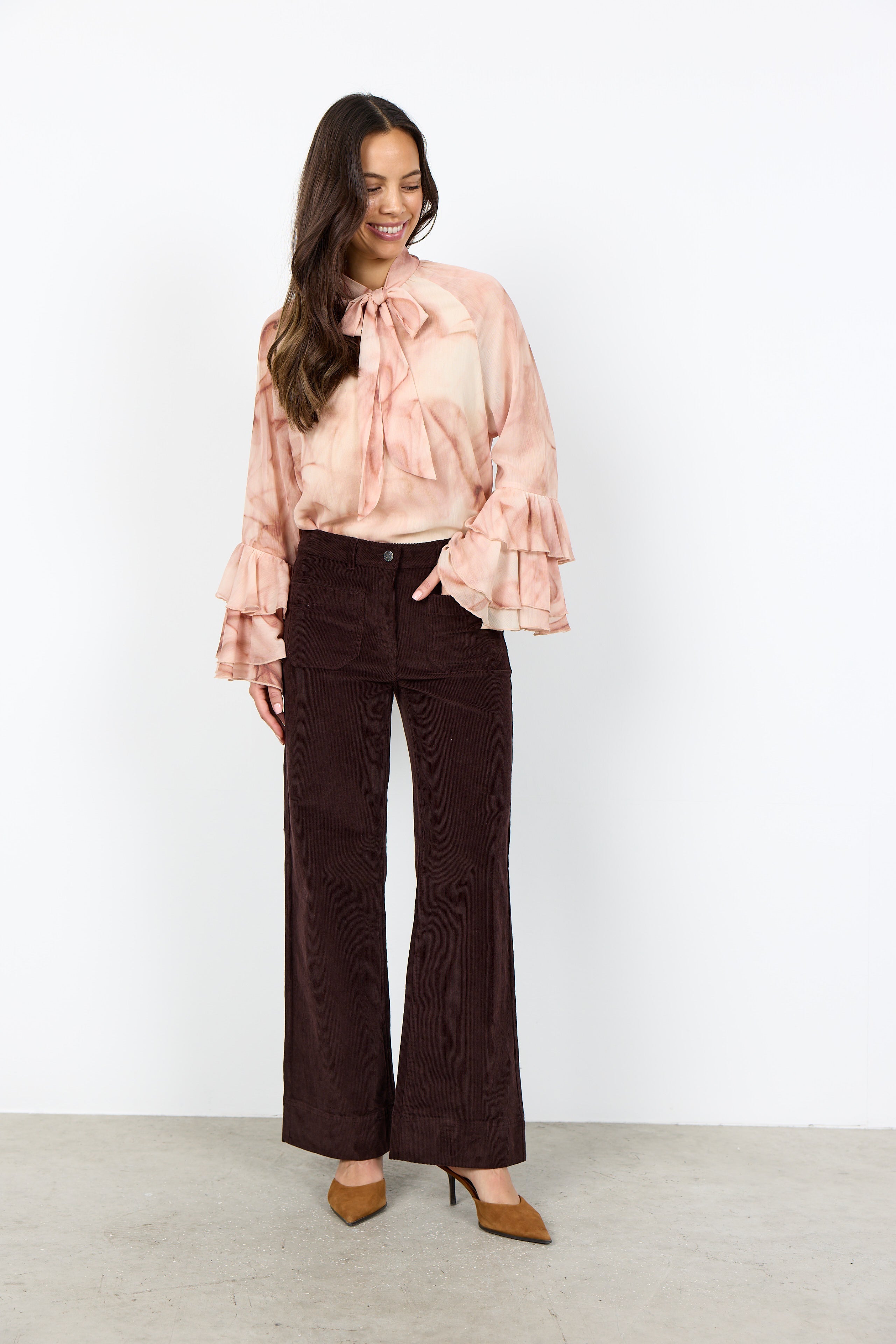 Soya Concepts Button Front Straight Leg Pant - Style 5F41930c