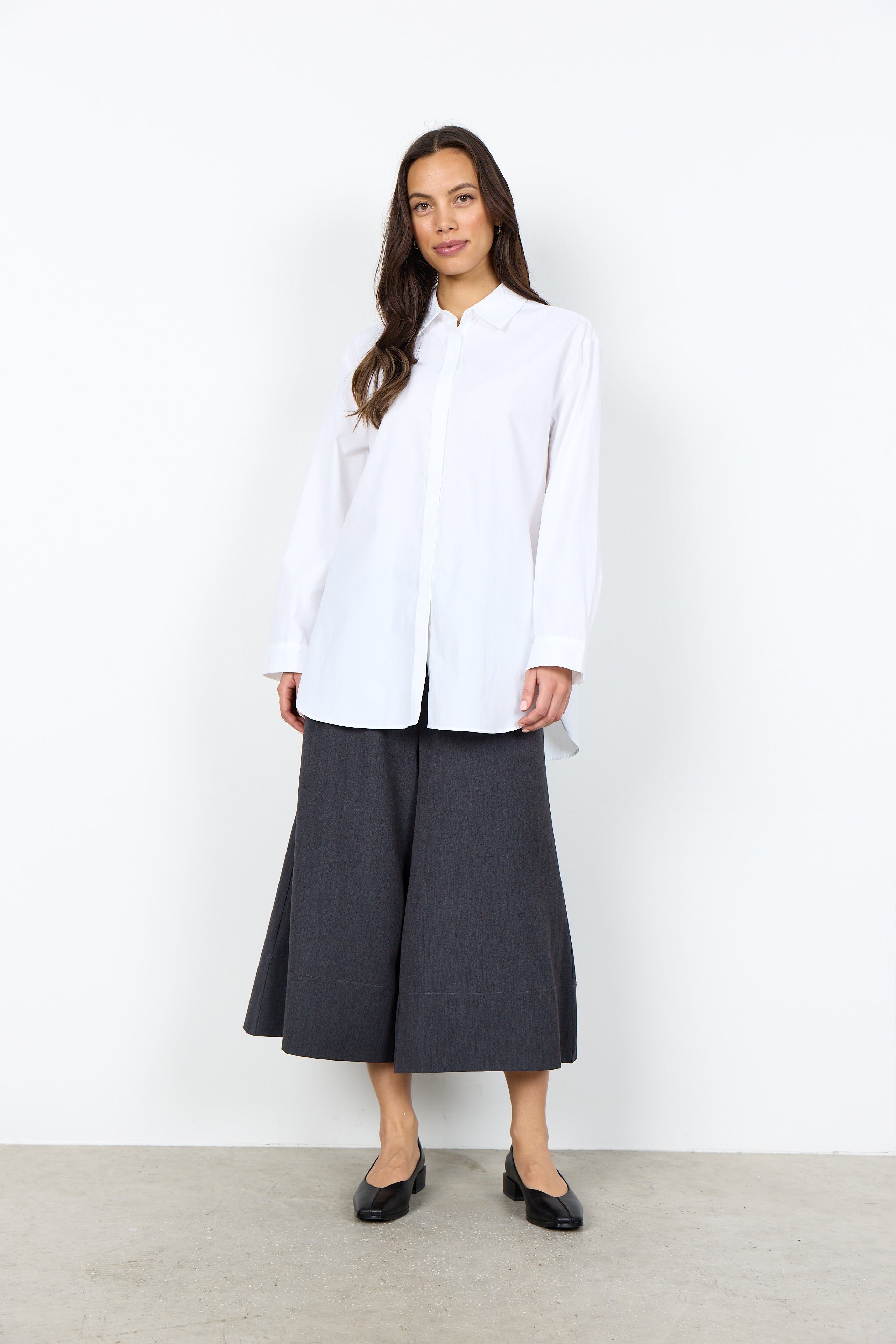 Soya Concepts Long Sleeve Button-Up Shirt - Style 5F41966