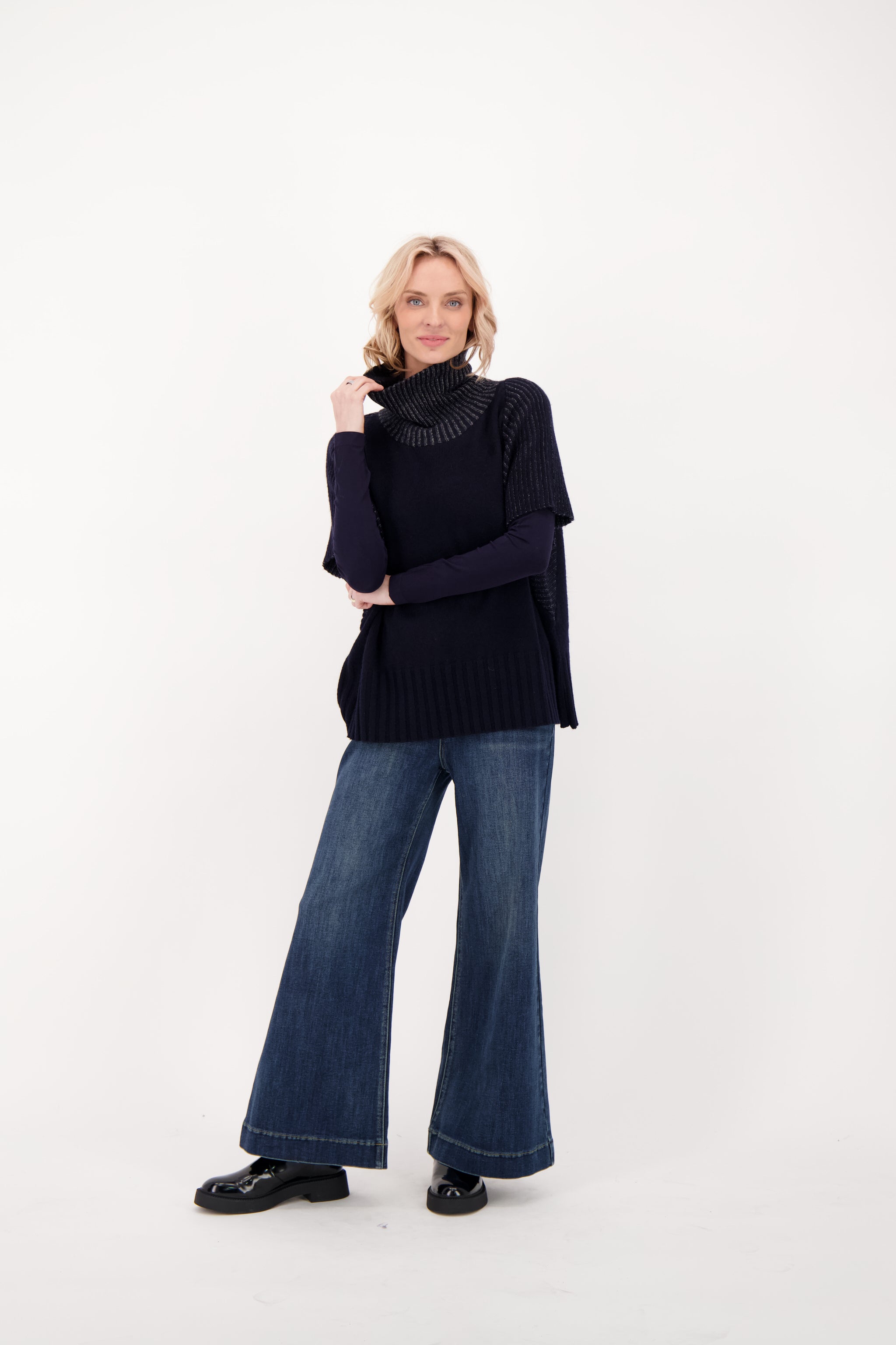 Spanner Turtleneck Sweater Vest - Style 426288T