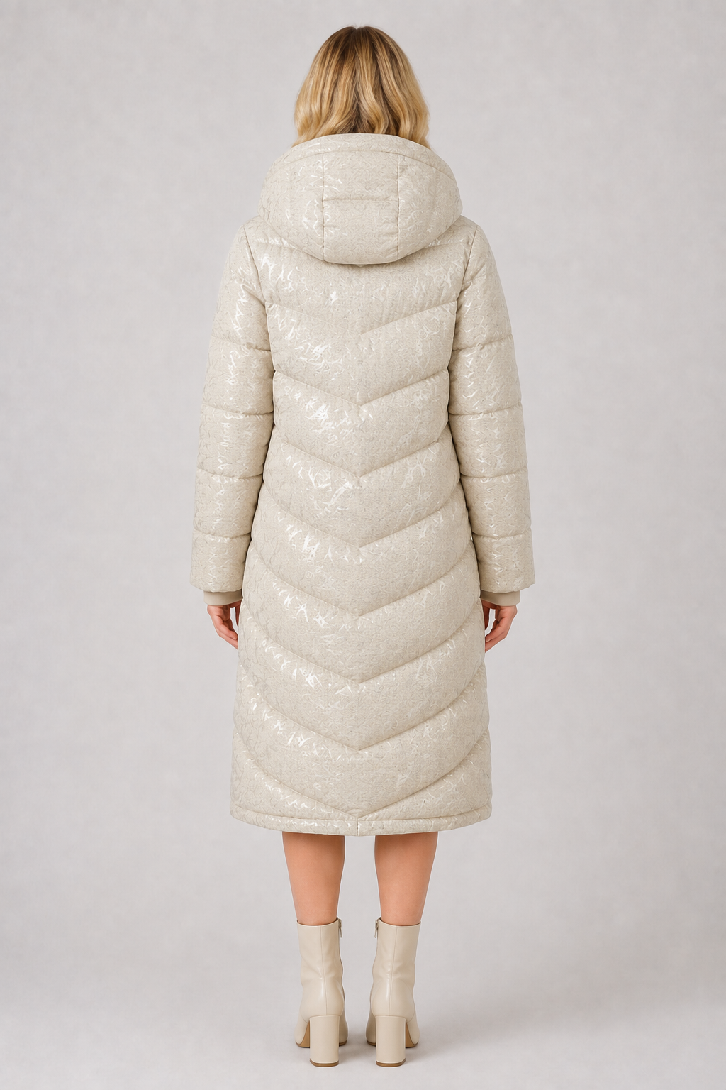 Dolcezza Long Hooded Coat - Style 76809