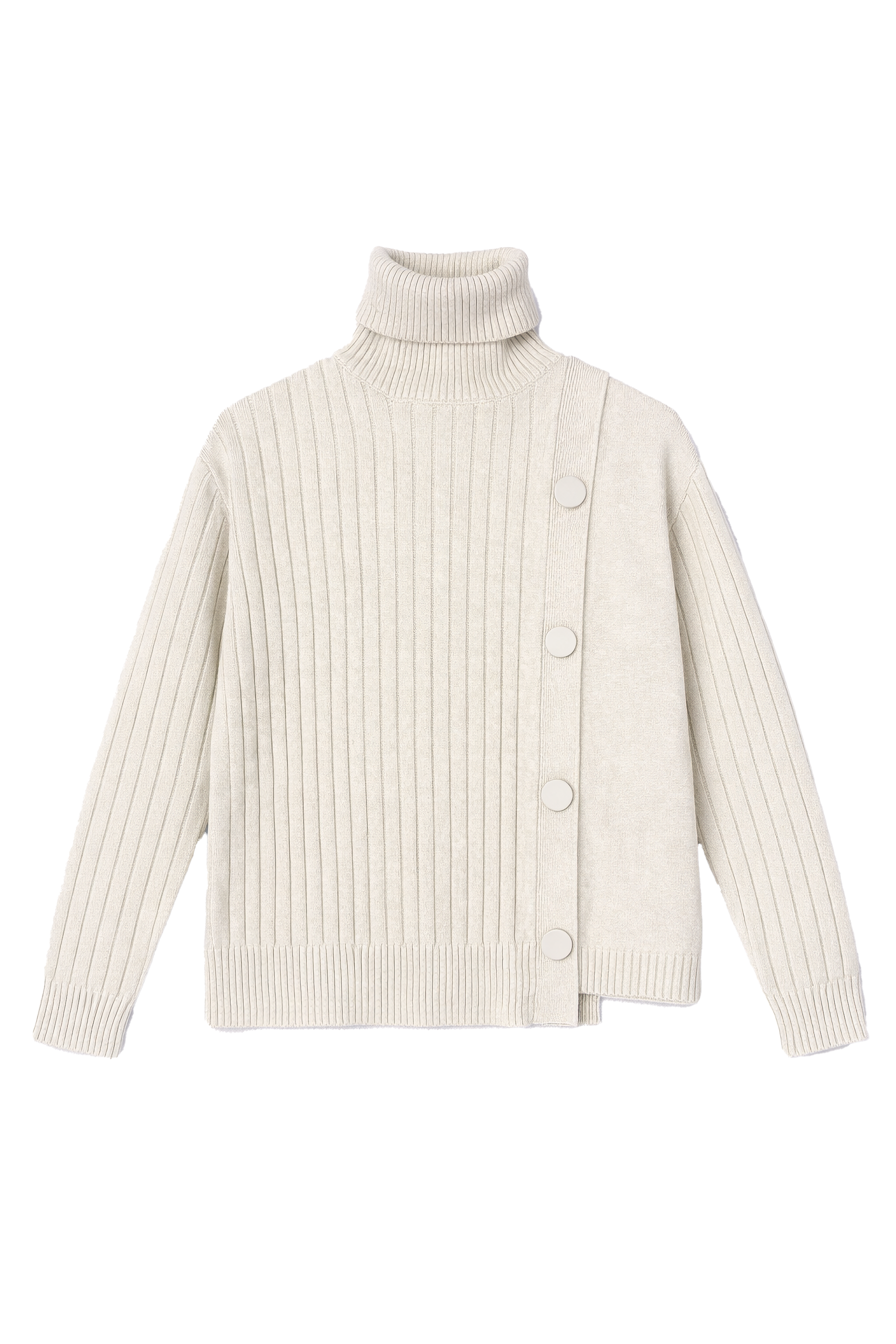 Eternelle Turtleneck Sweater With Buttons - Style 5-FW2631-4