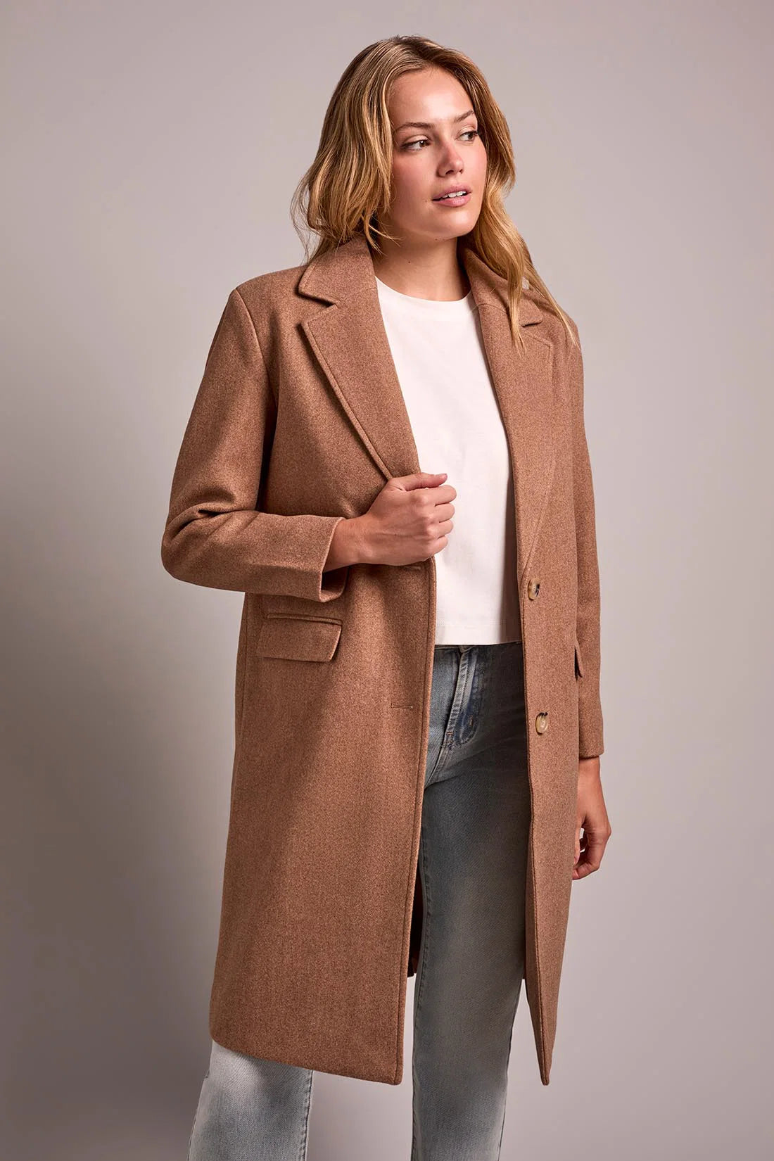 Tribal Trench Coat With Fooler Hoodie - Style 5942O-5369