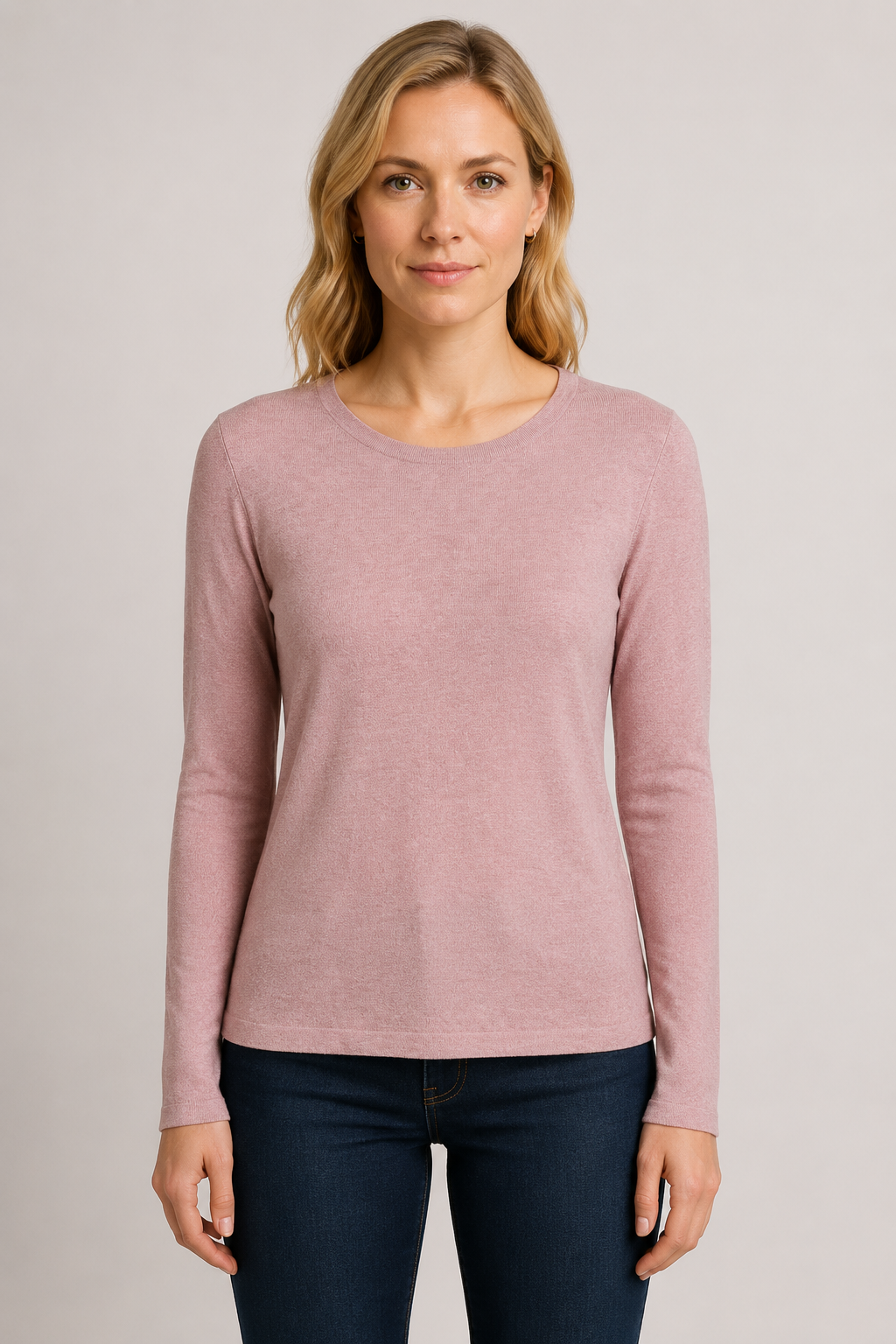 Soya Concepts Dollie Long Sleeve Crew Neck Top - Style 5F33827Z