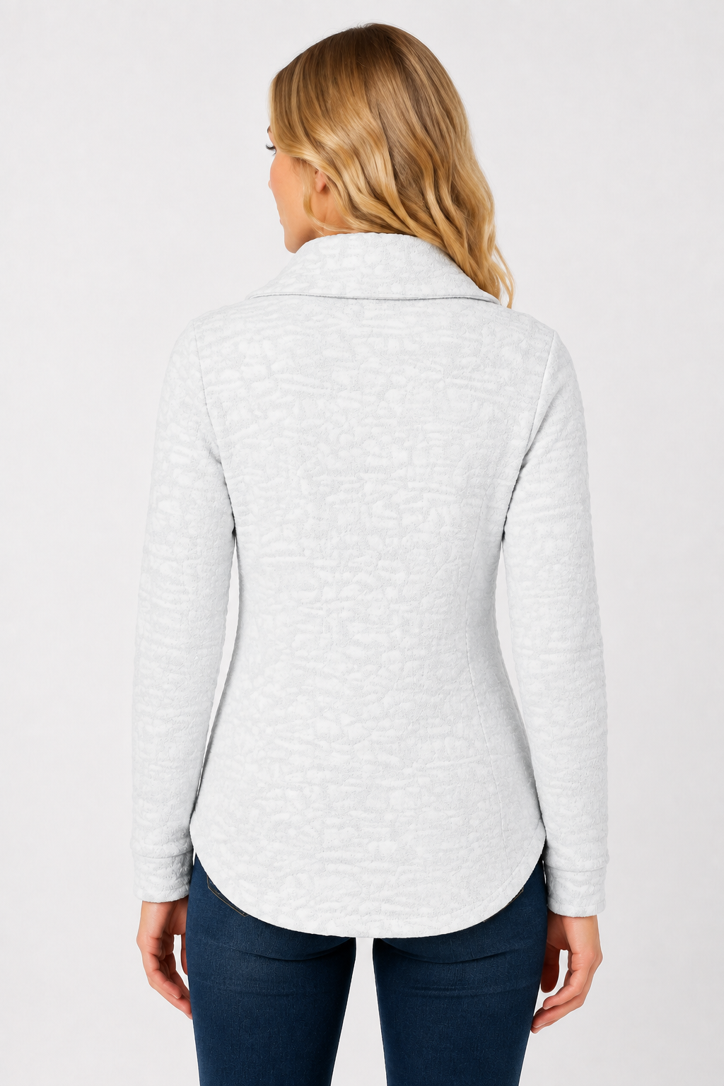 Dolcezza Split Cowl Neck Top Style 76201
