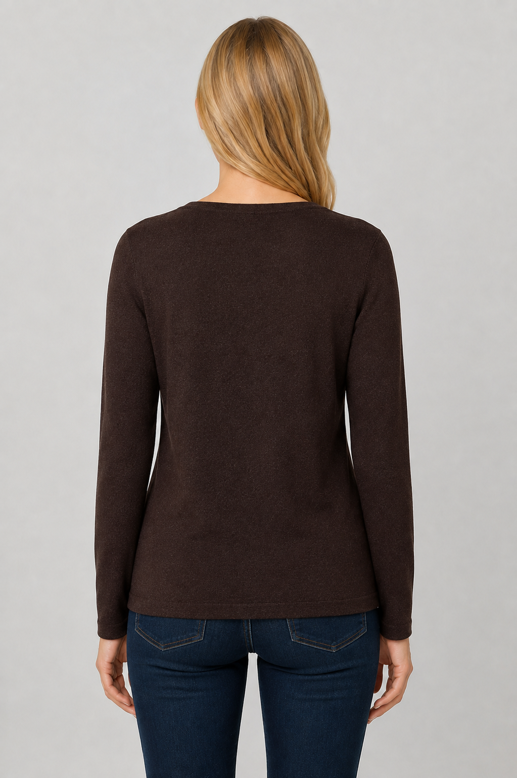 Soya Concepts Dollie Long Sleeve Crew Neck Top - Style 5F33827