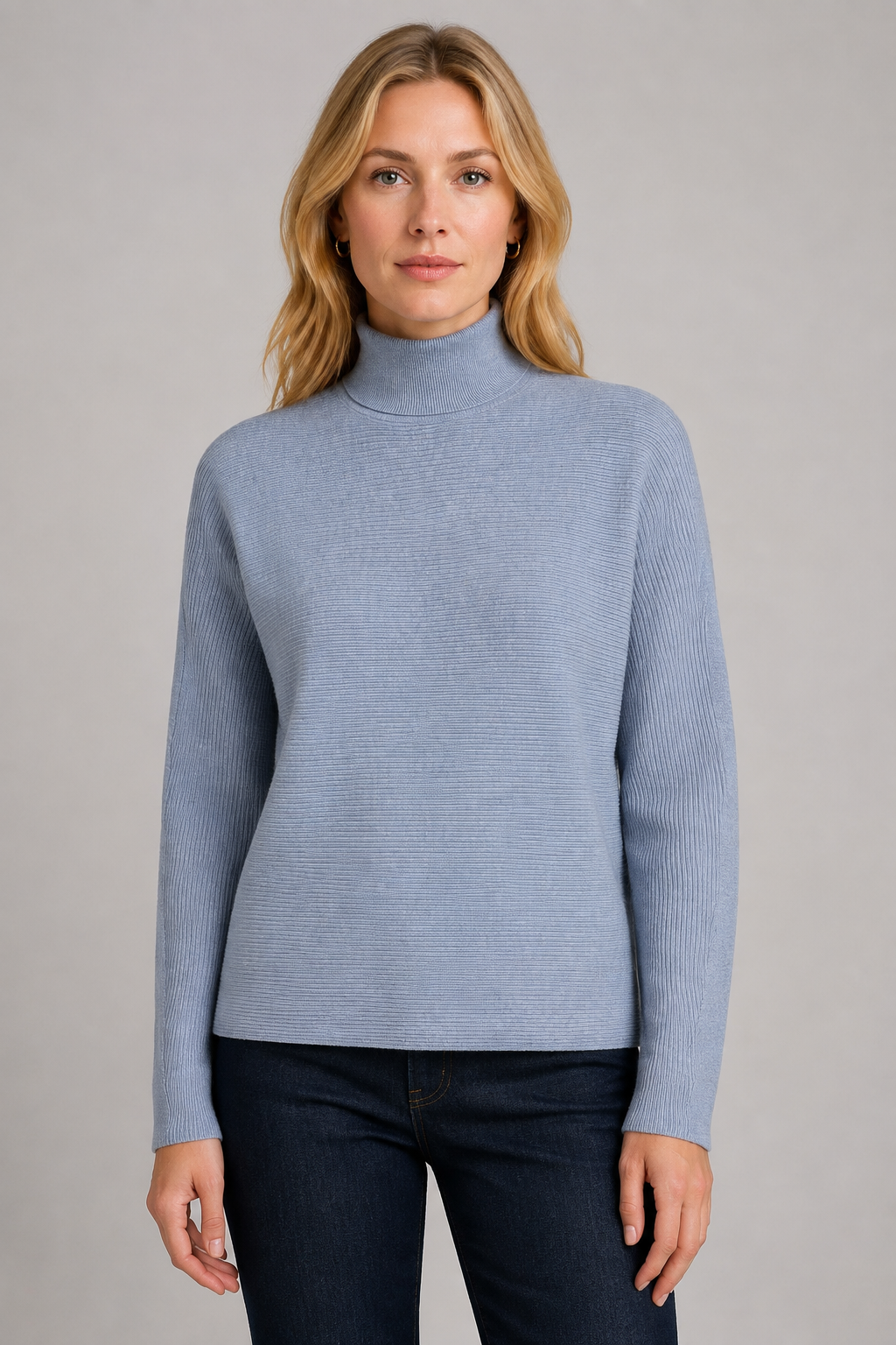 Soya Concepts Dollie 796-Long Sleeve Turtleneck Top - Style 5f33674A