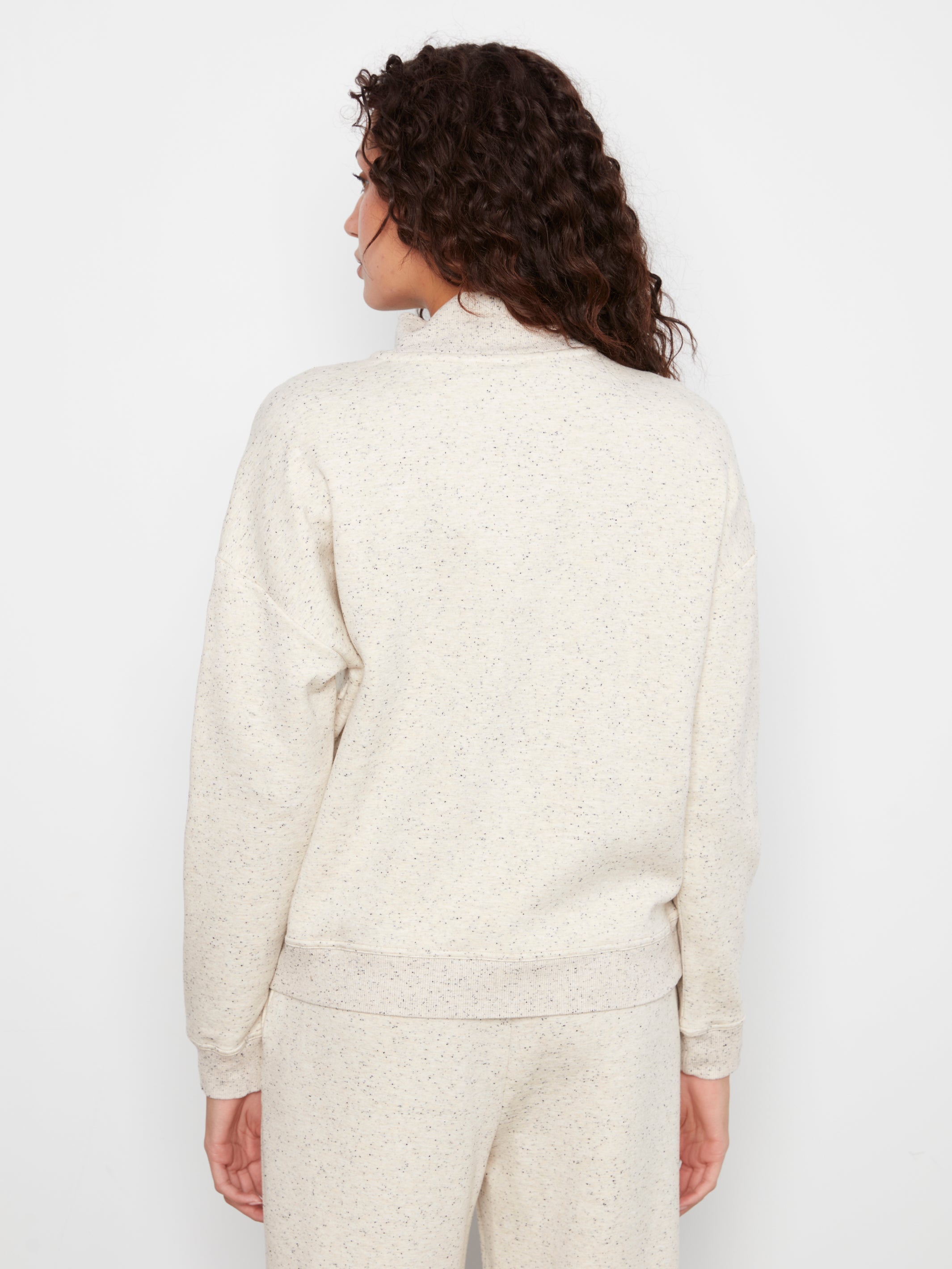 Charlie B Soft Scuba Half-Zip Sweatshirt - Style C1454-757C