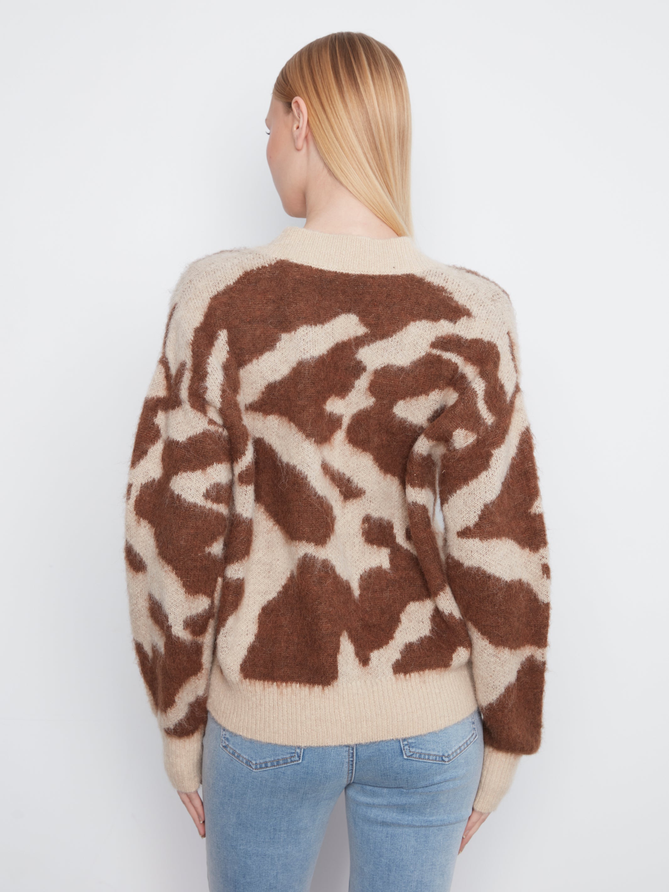 Charlie B Long Sleeve Drop Shoulder Cardigan - Style C2164-809C