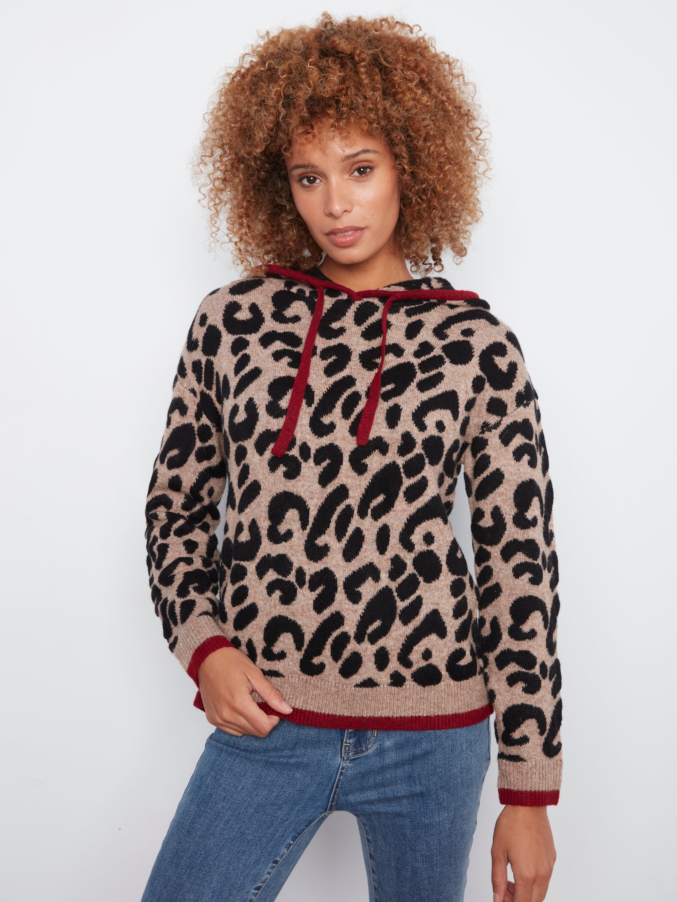 Printed Hoodie Sweater