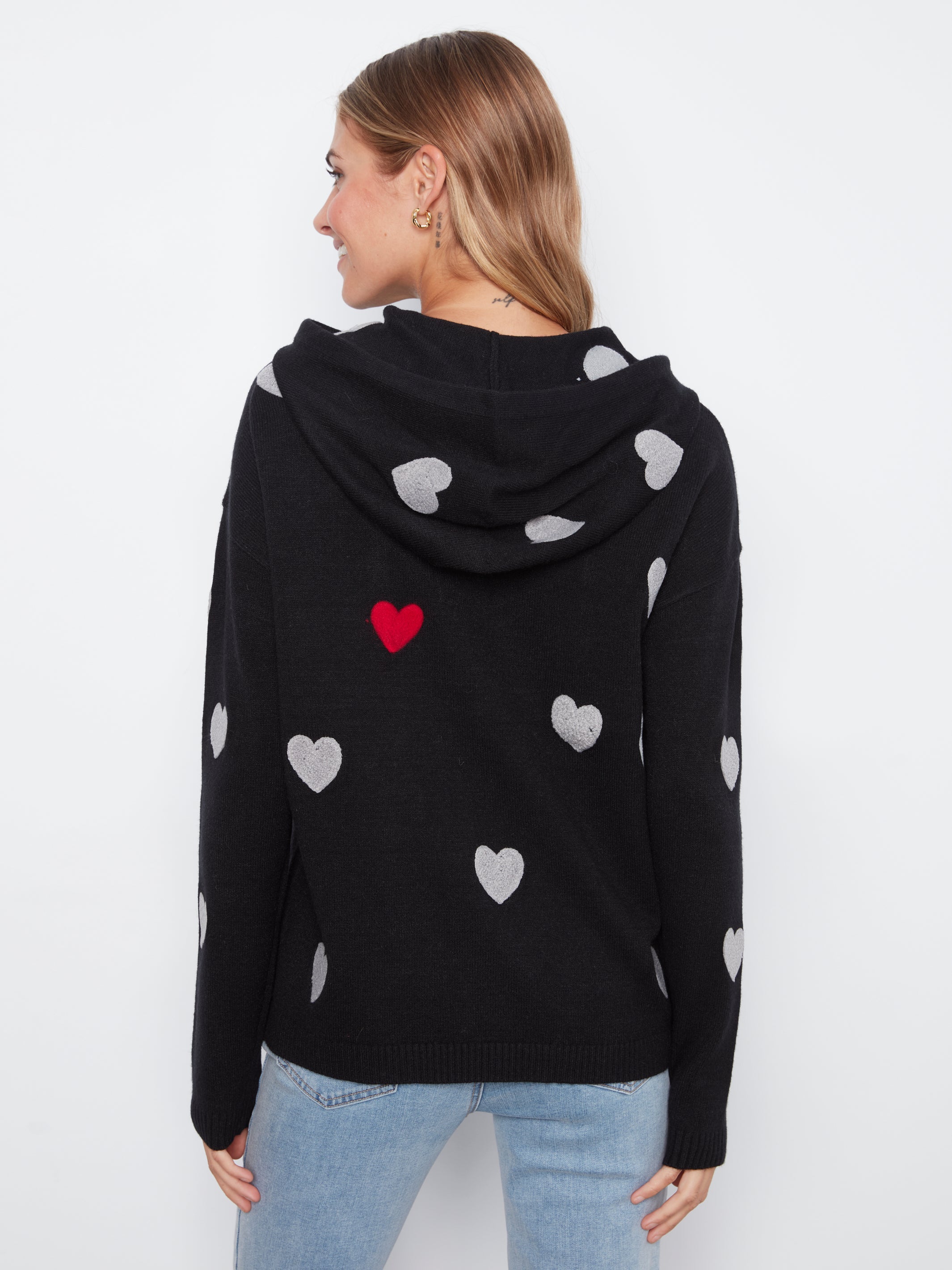 Charlie B Needle Punch Hoodie - Style C2436YR-736A