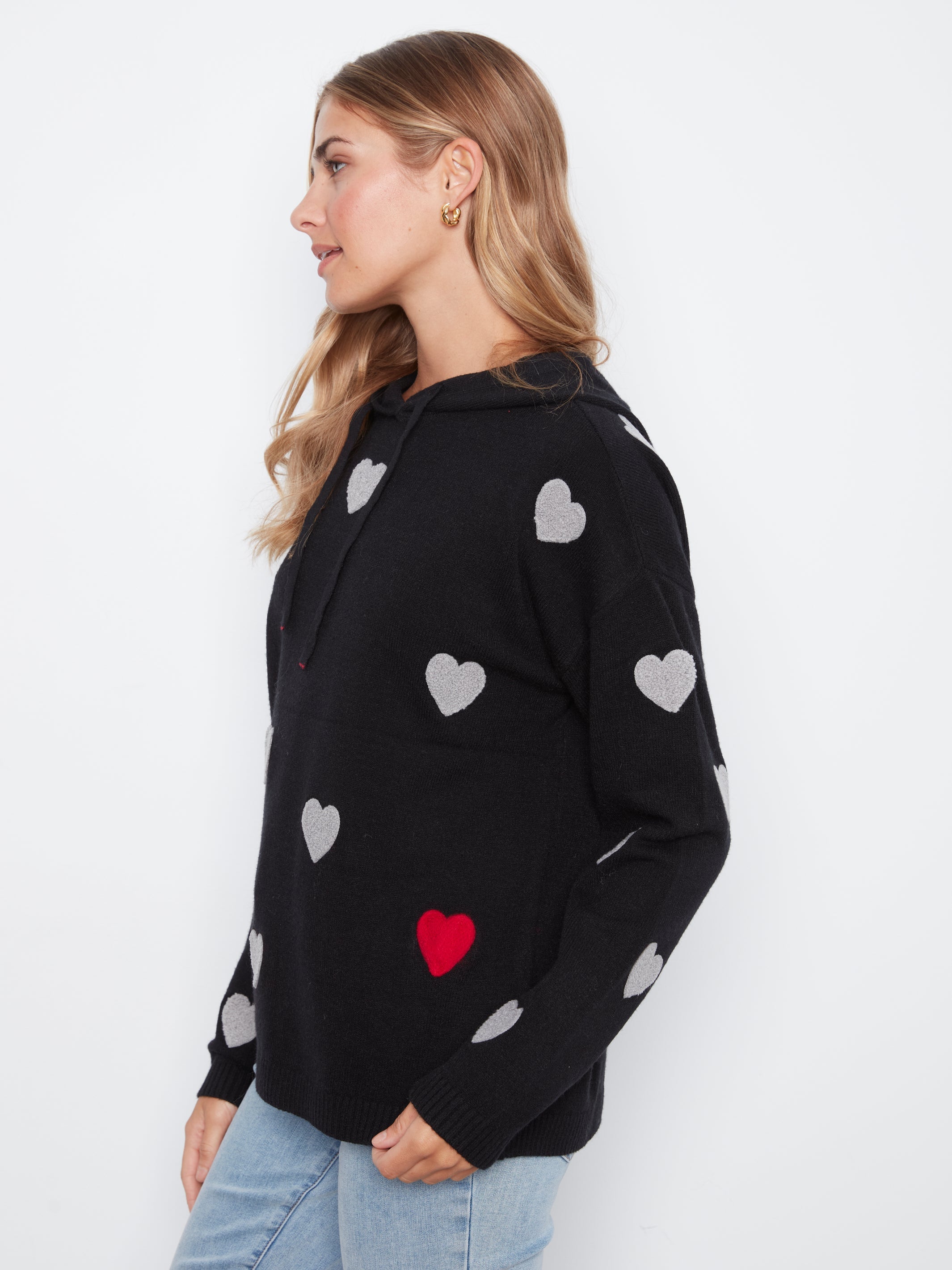 Charlie B Needle Punch Hoodie - Style C2436YR-736A