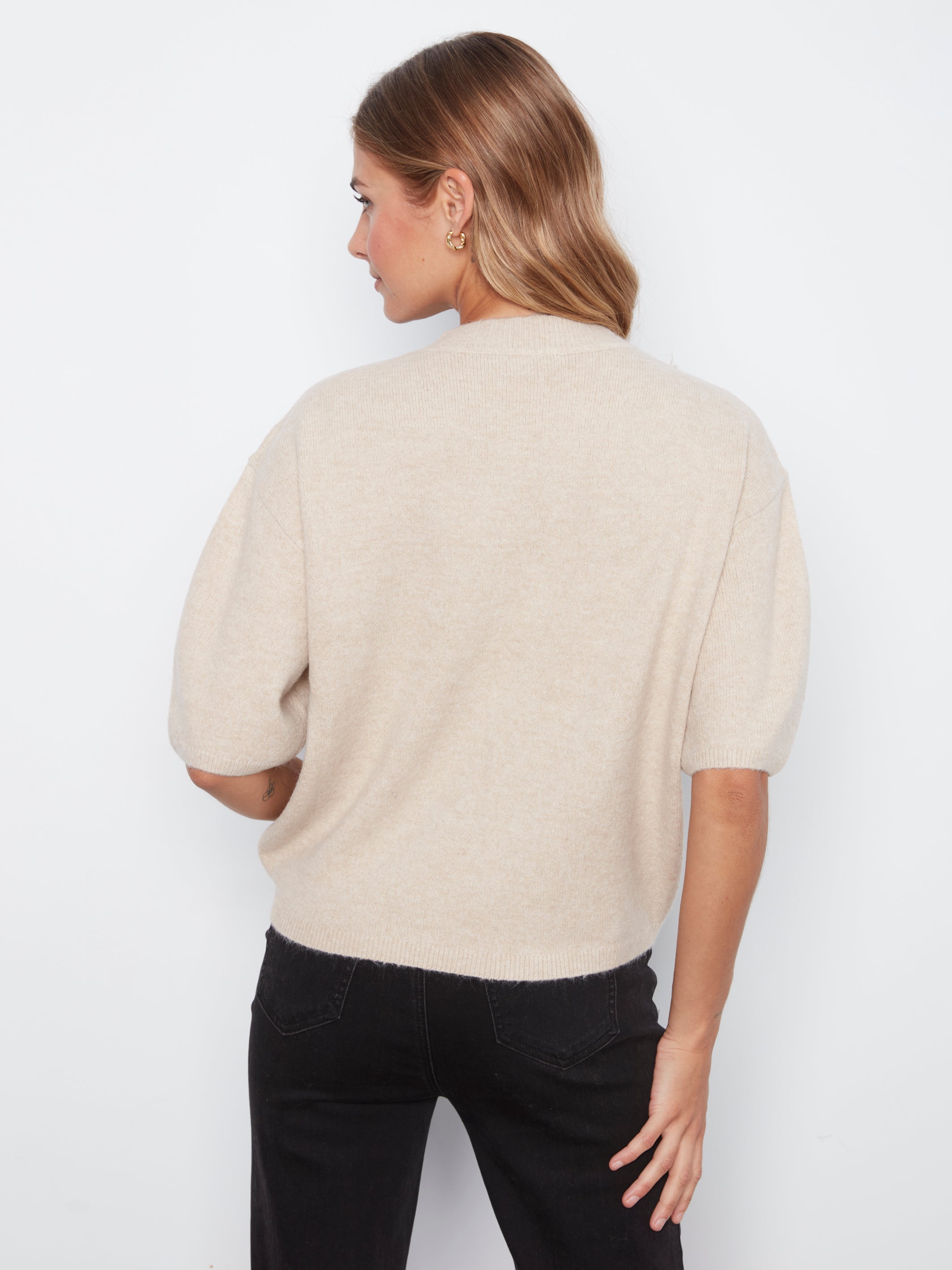 Charlie B Jacquard Sweater - Style C2858J-635C