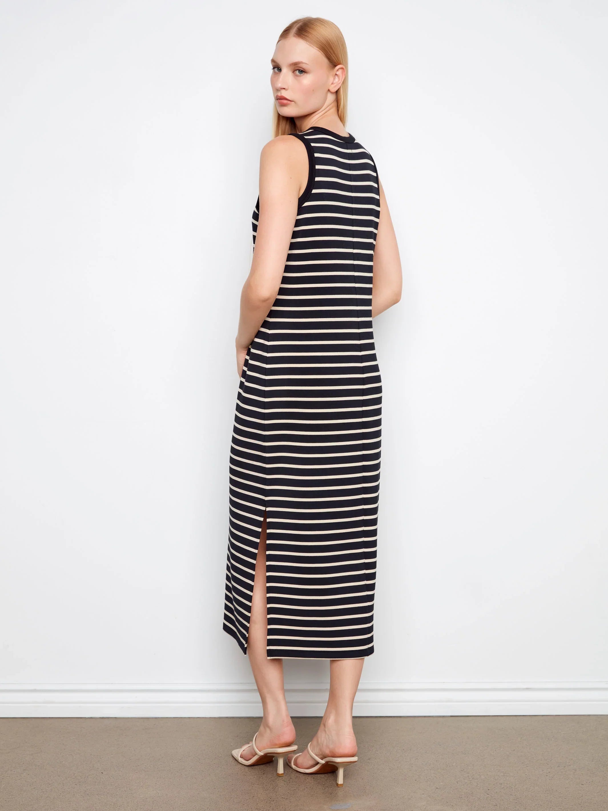 Striped Sleeveless Dress