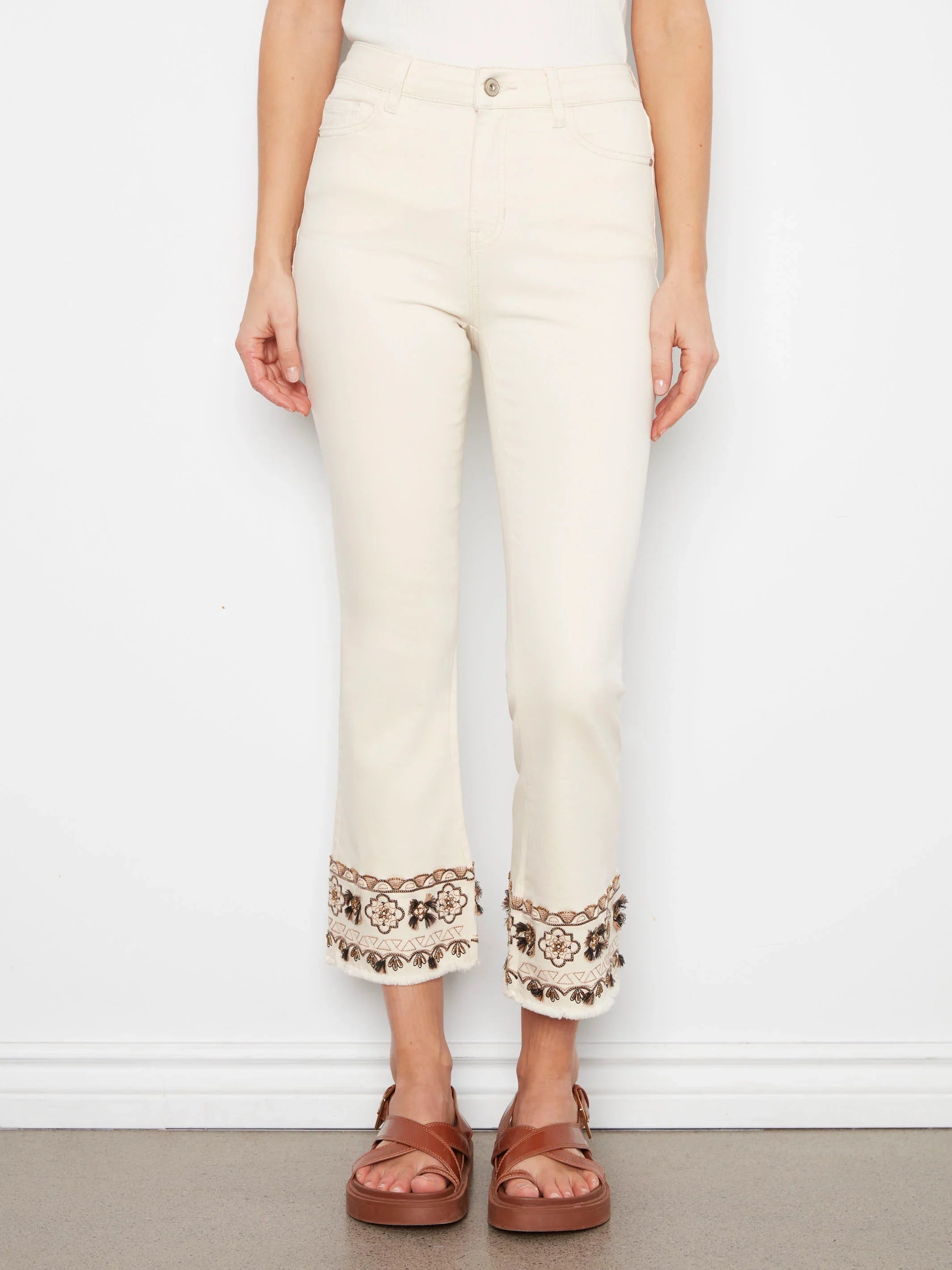 Cropped Flared Pants