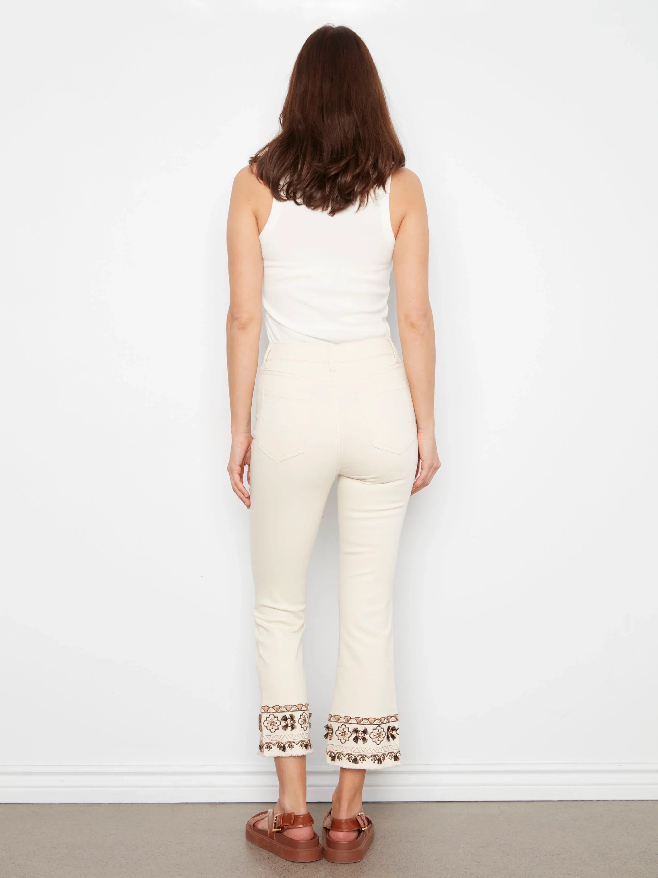 Cropped Flared Pants