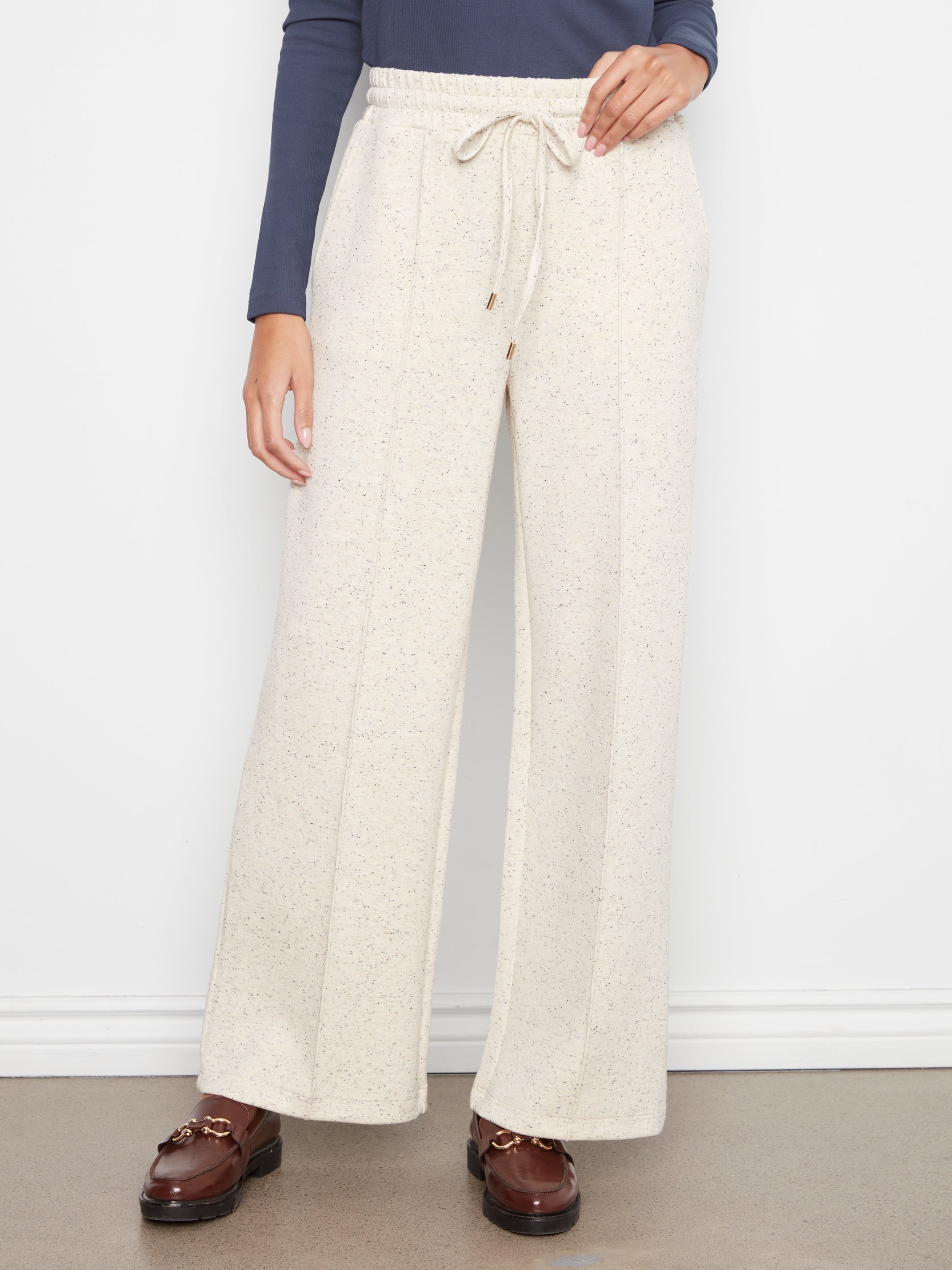 Charlie B Soft Scuba Wide Leg Jogger Pants - Style C5818-757C