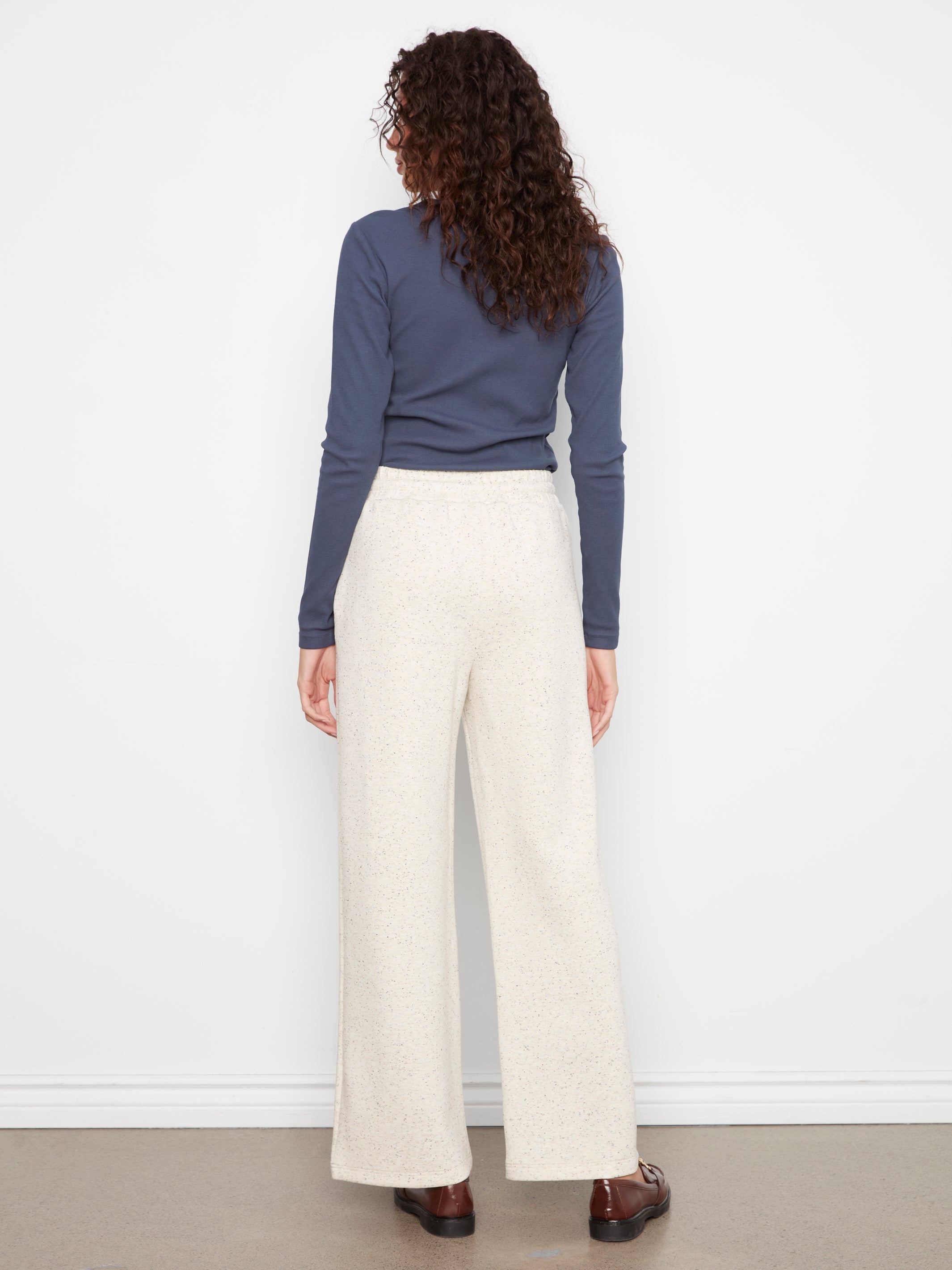 Charlie B Soft Scuba Wide Leg Jogger Pants - Style C5818-757C