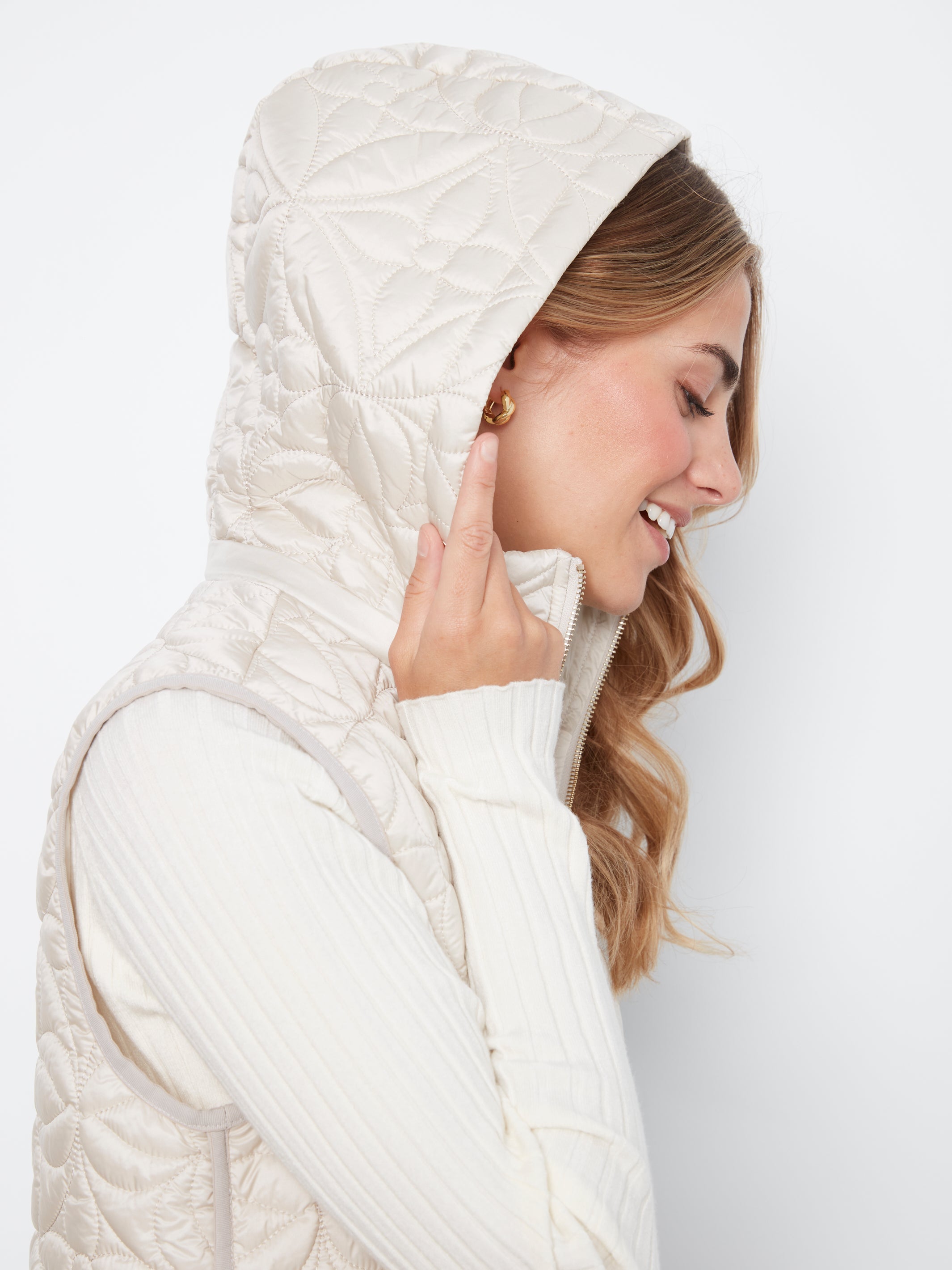 Charlie B Long Puffer Vest - Style C6426-135B