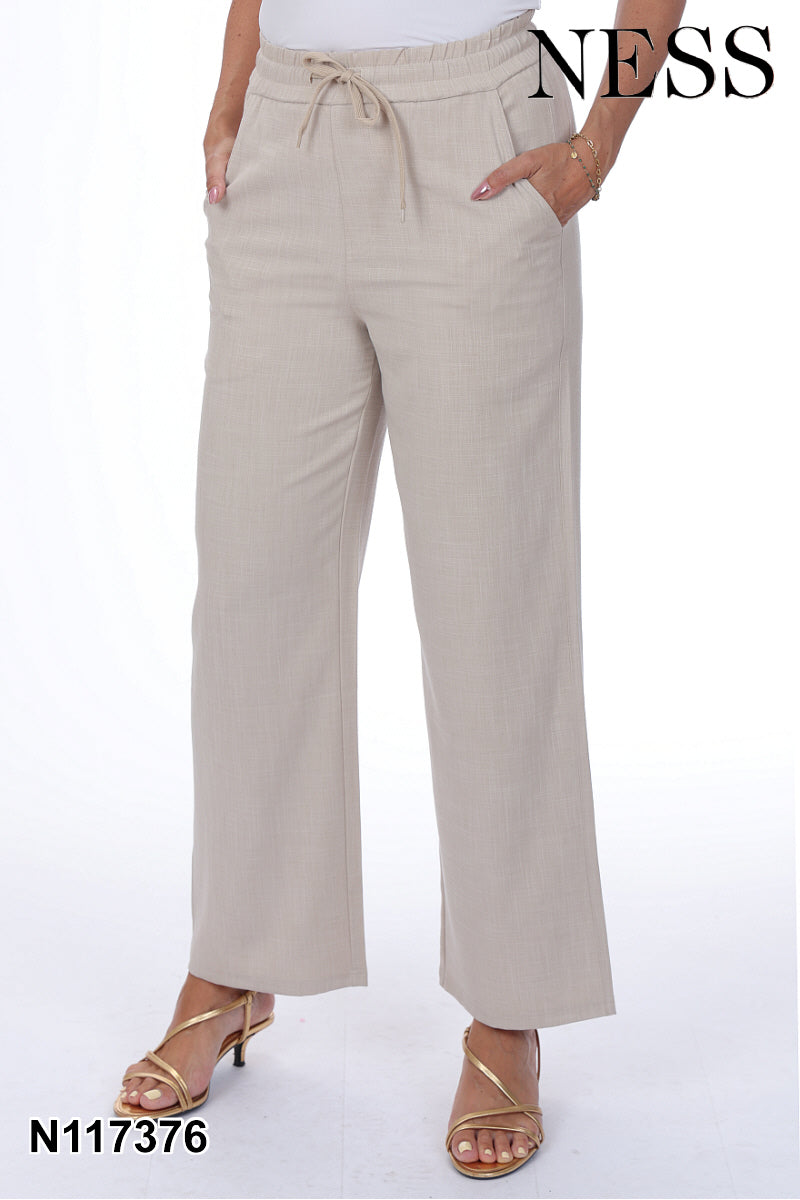 Wide-Leg Wide Pants