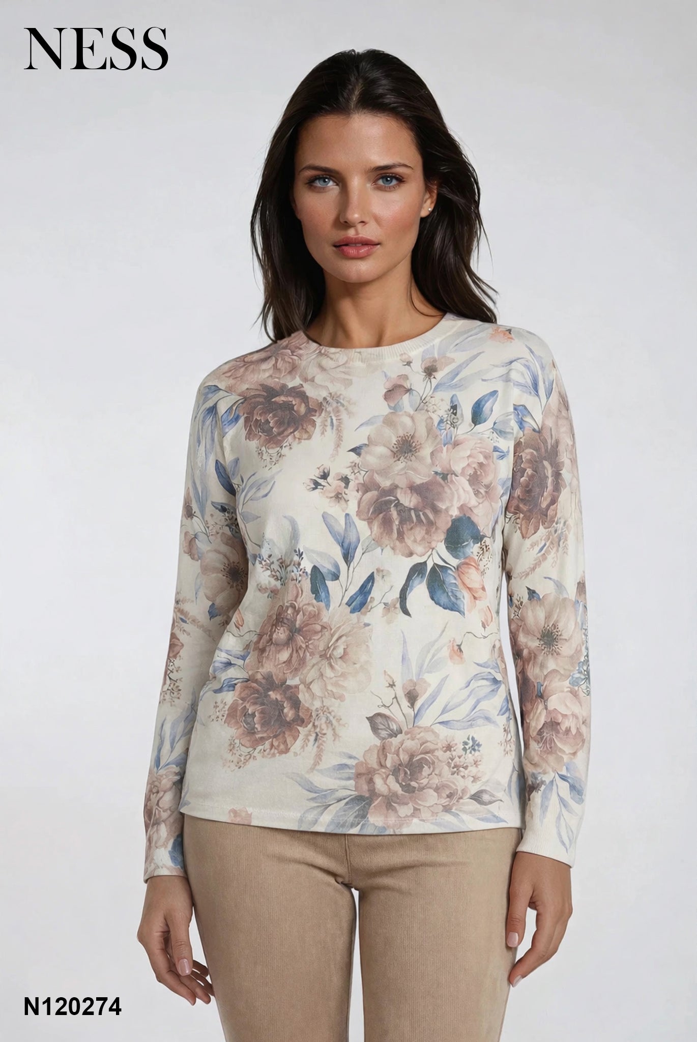 NESS Floral Print Top - Style N120274
