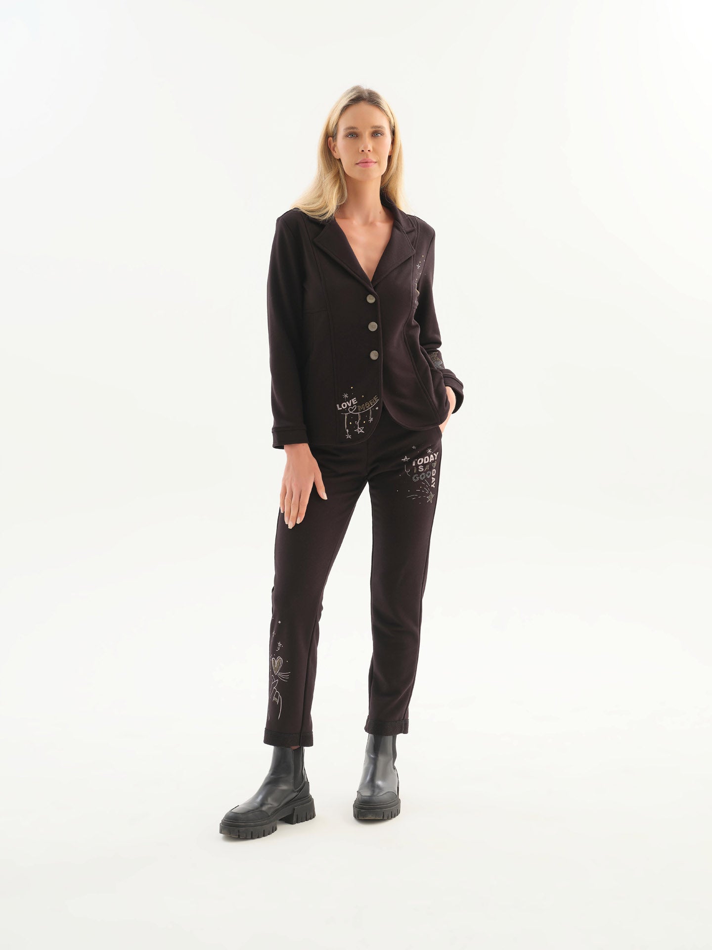 Dolcezza Button-Front Jacket Style 76161