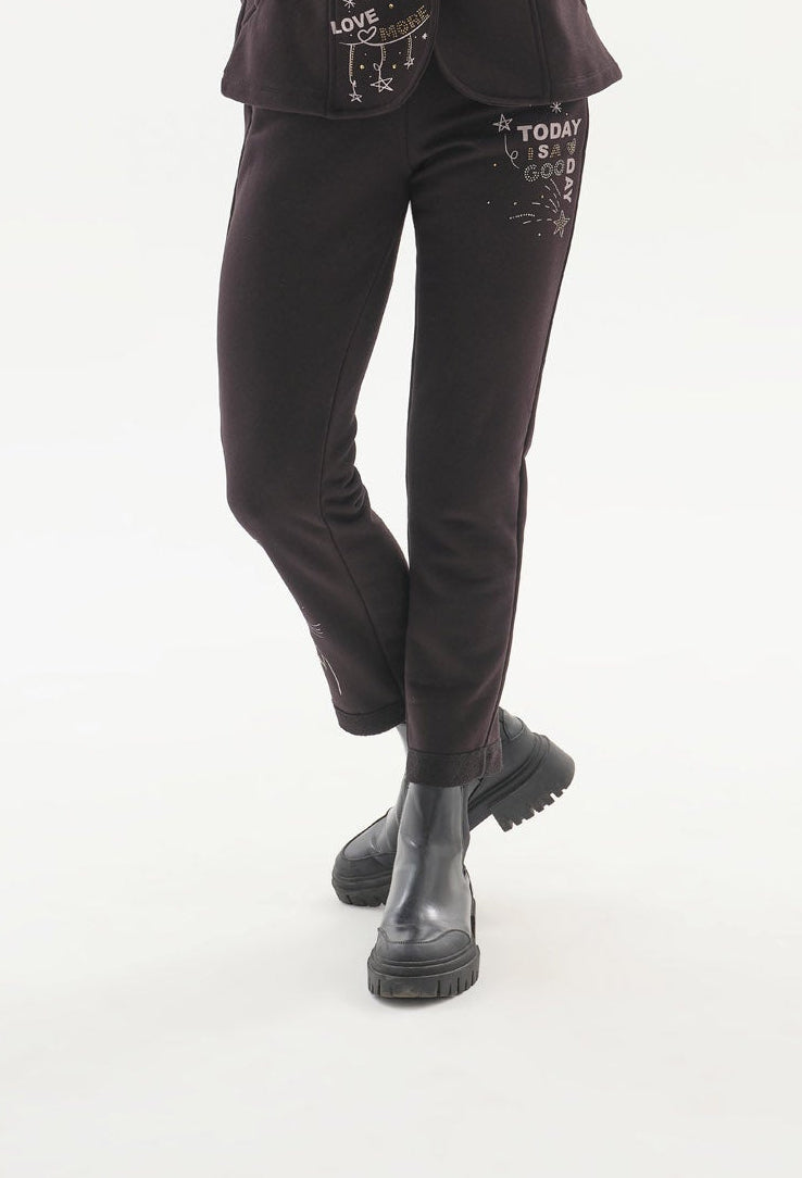 Dolcezza Drawstring Waist Straight Leg Pant - Style 76162