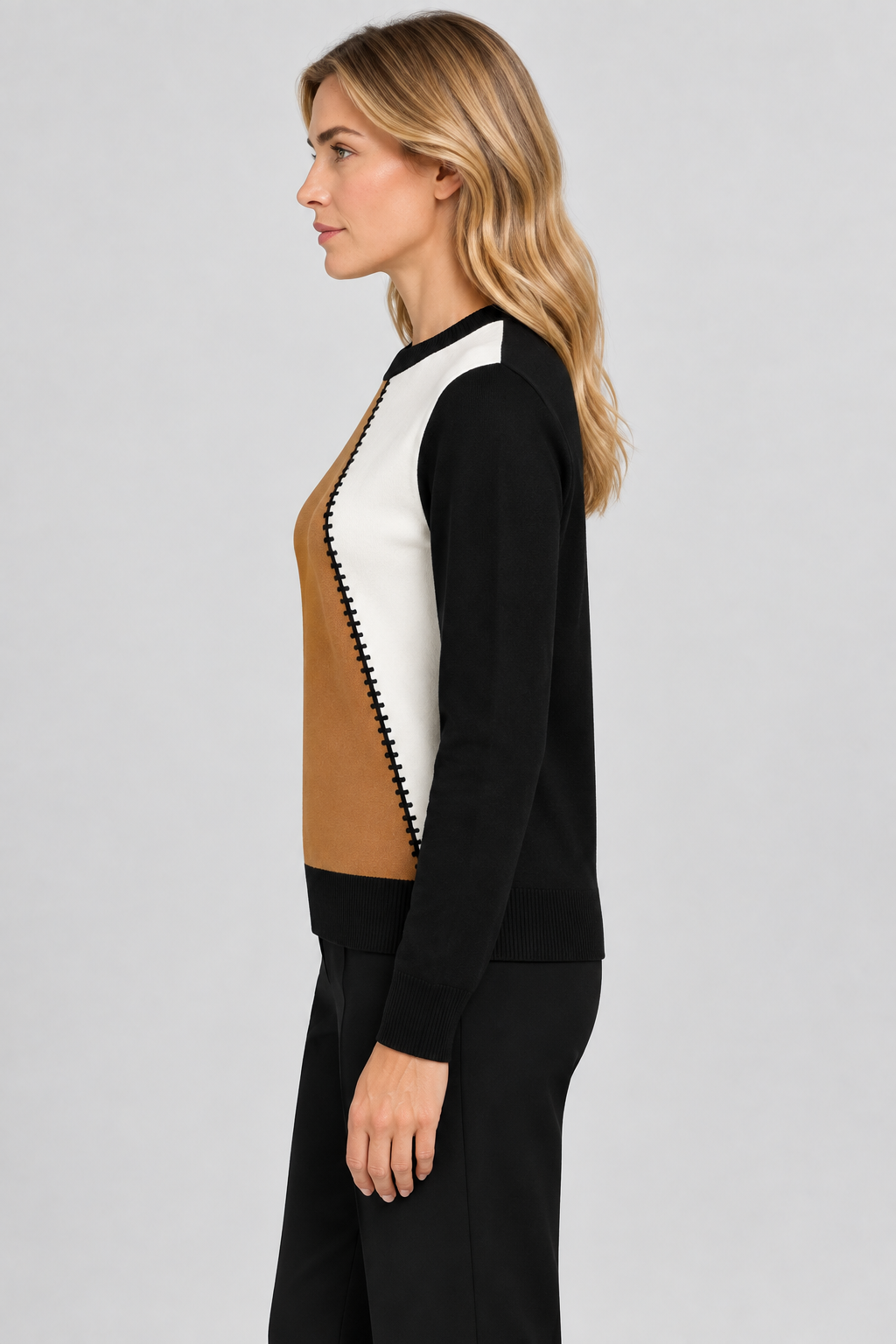 Orly Geo Stripe Sweater - Style 262183