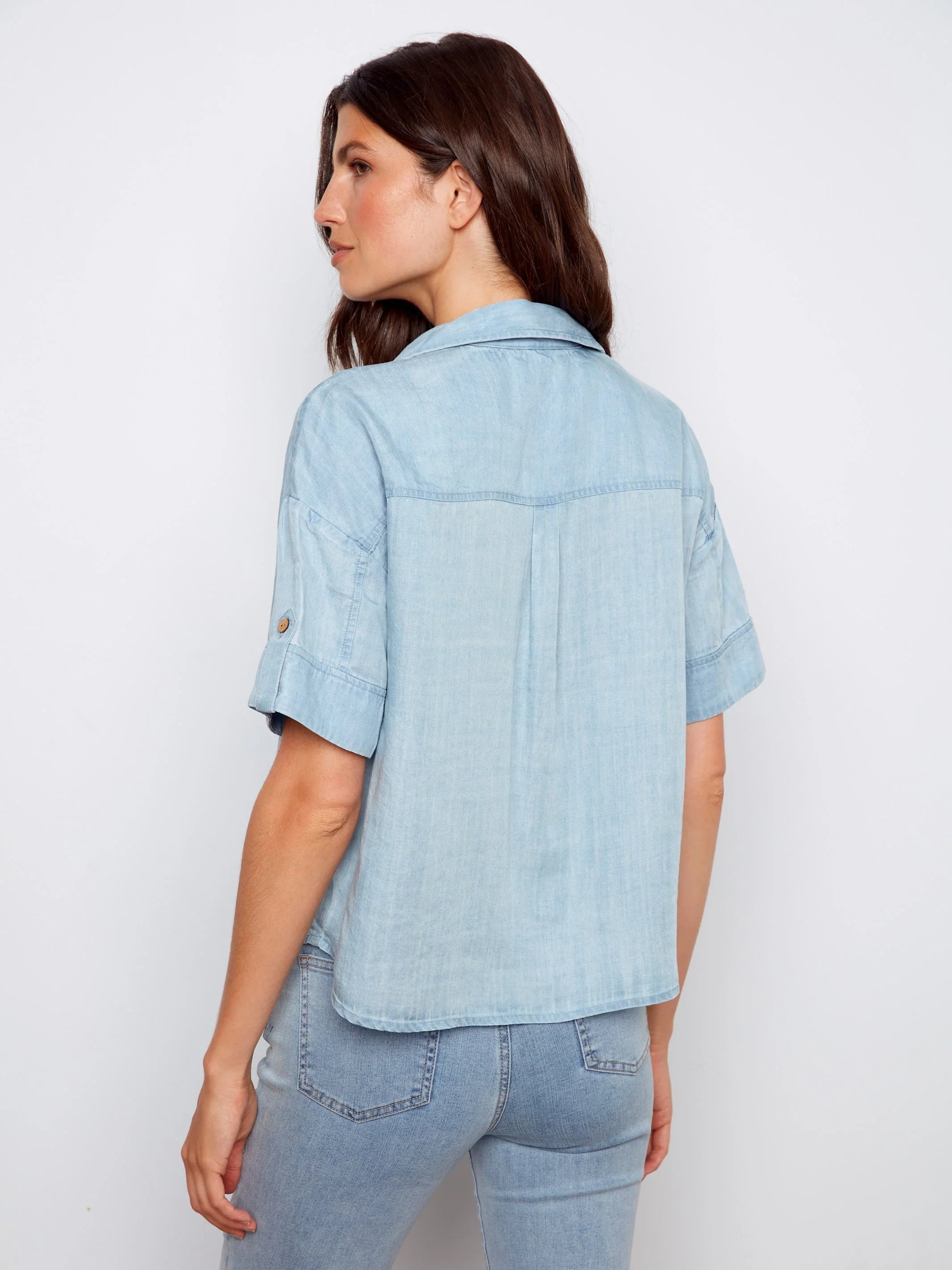 Light Blue Relaxed Top