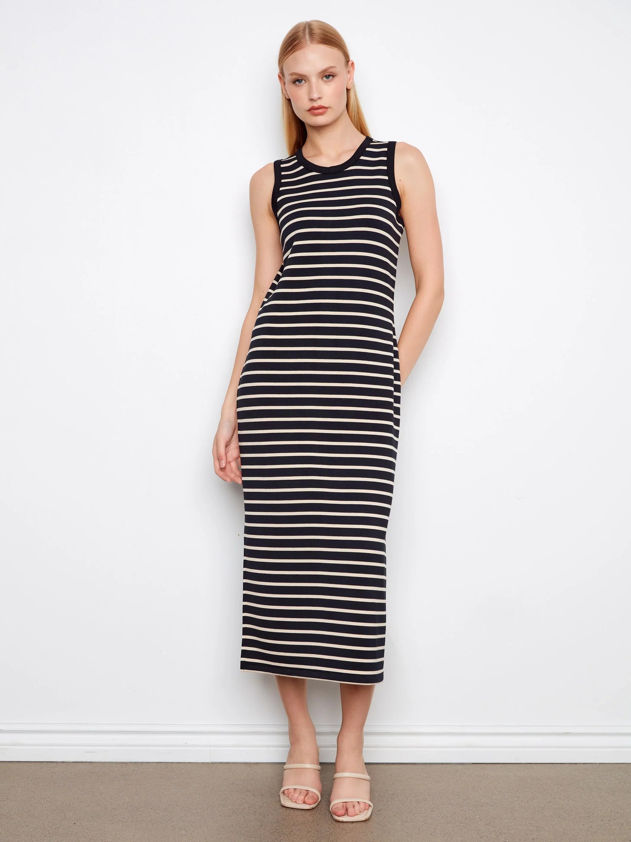 Striped Sleeveless Dress