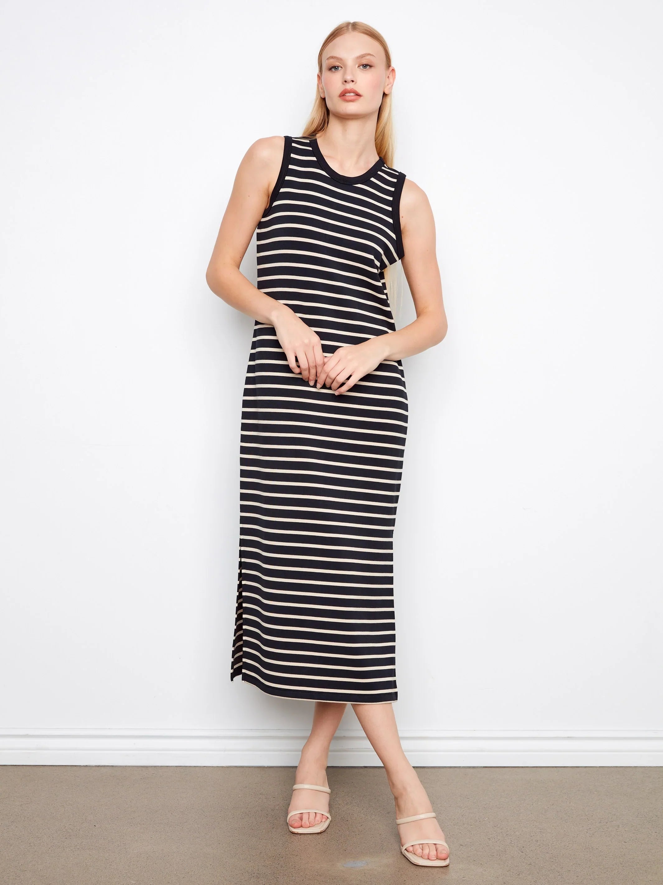 Striped Sleeveless Dress