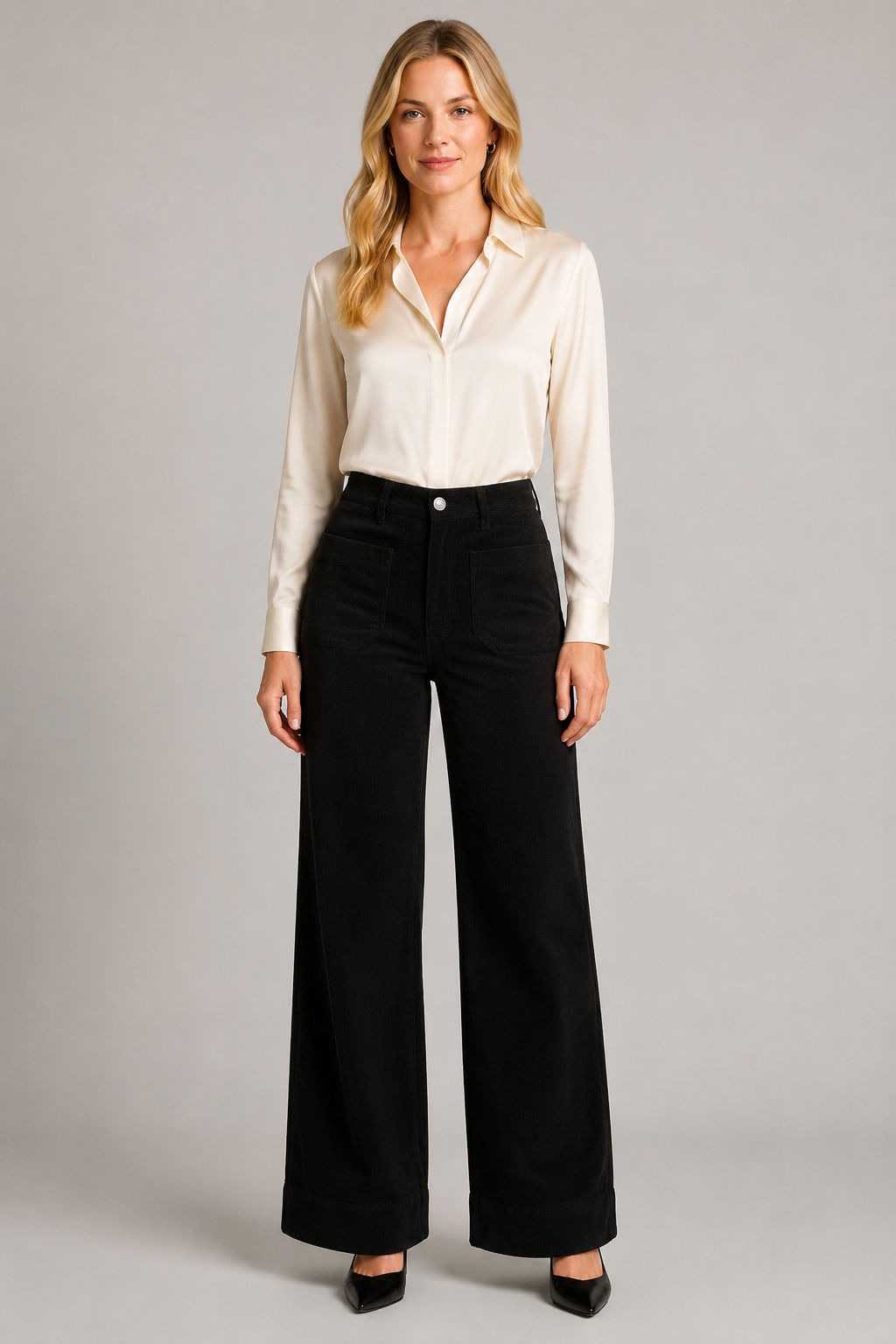 Soya Concepts Helin Button Front Straight Leg Pant - Style 5F41930