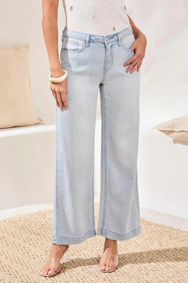 BLUE THREAD Audrey Palazzo Soft Denim Jeans