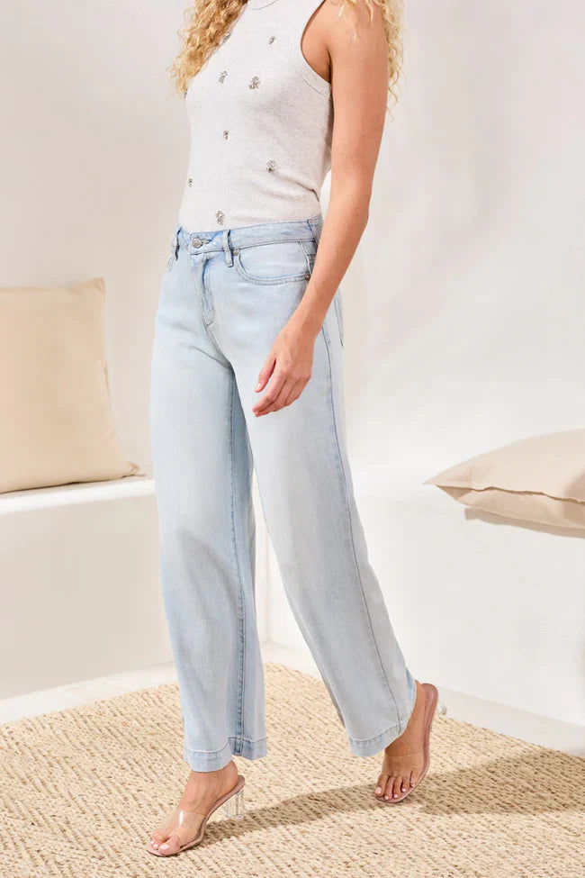 BLUE THREAD Audrey Palazzo Soft Denim Jeans