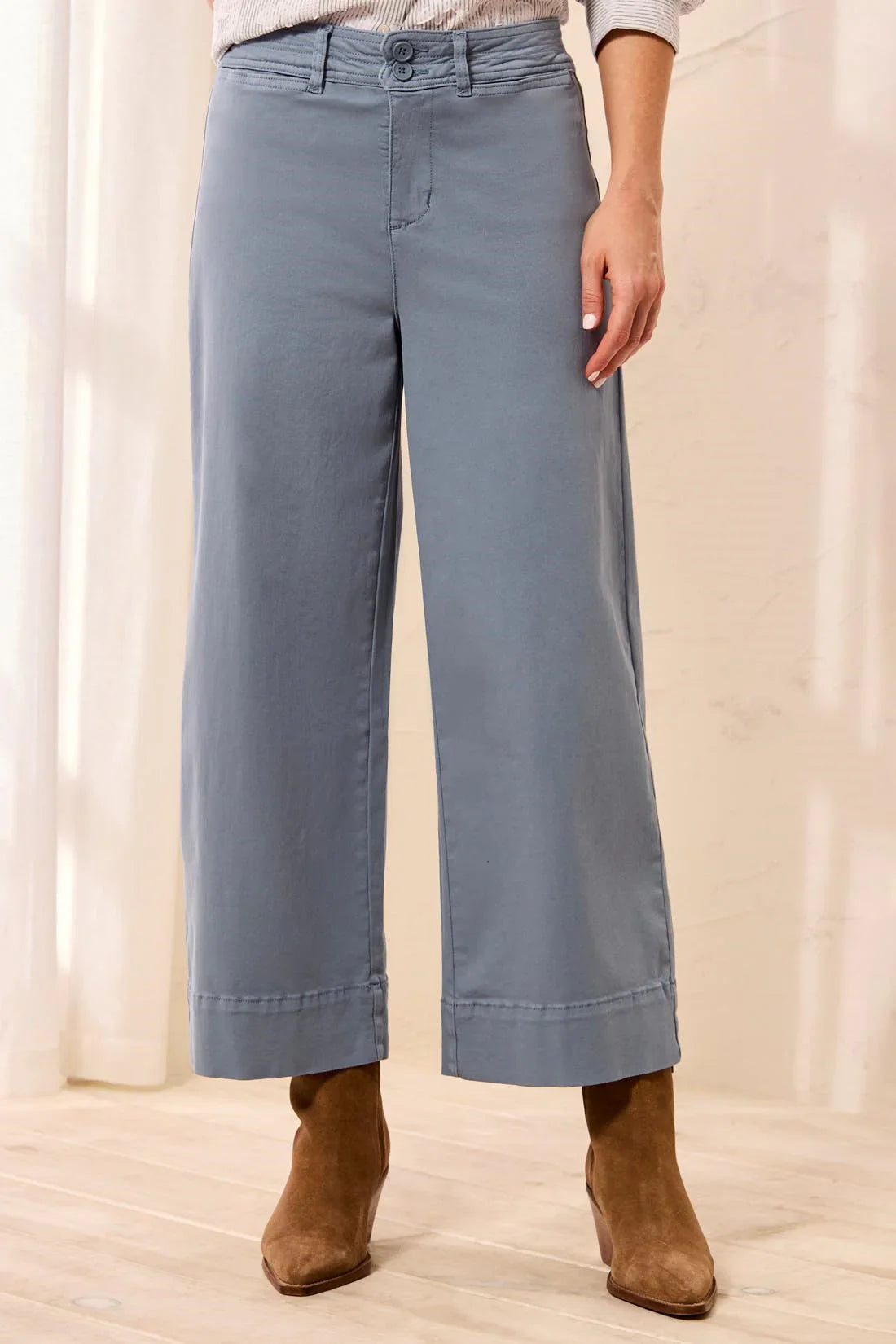 Tribal Comfort Stretch High Rise Palazzo Pants  - Style 23040-2020w