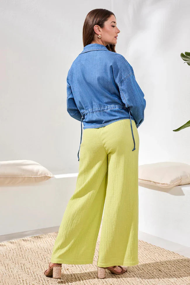 Denim Jacket With Back Adjustment