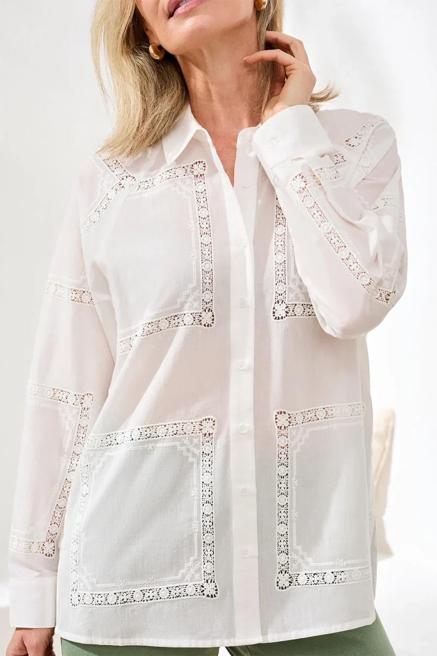 Smocked Frill Maxi Top