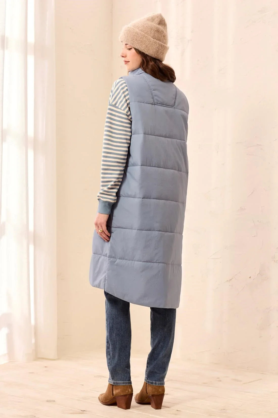 Tribal Zip Front Quilted Vest - Style 23140-3823