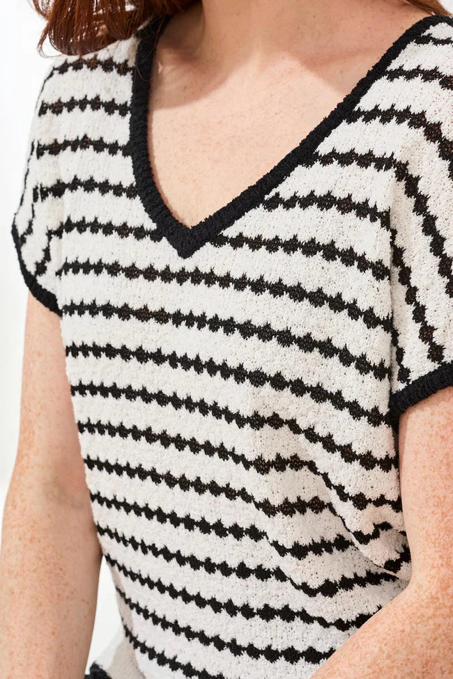 Soft Touch Lily Yarn V-Neck Sweater