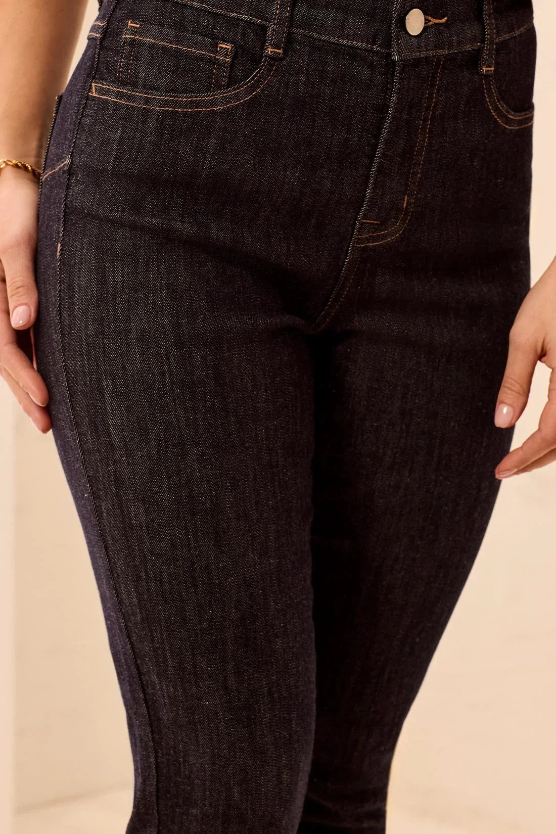 Tribal Sophia Curvy High-Rise Slim Denim Jeans - Style 6235O-5829