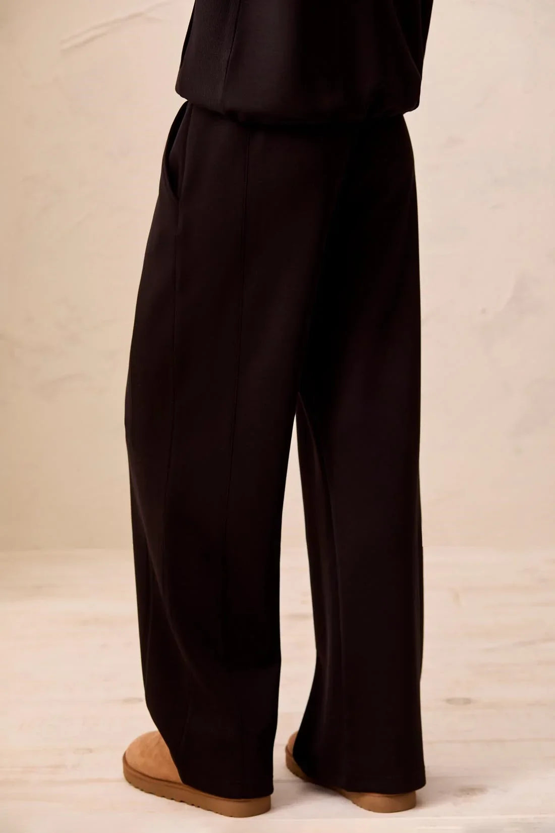 Tribal Knit Pull-On Wide Leg Joggers - Style 3138O-3390