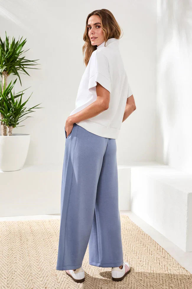 Mock-Neck Relaxed Top