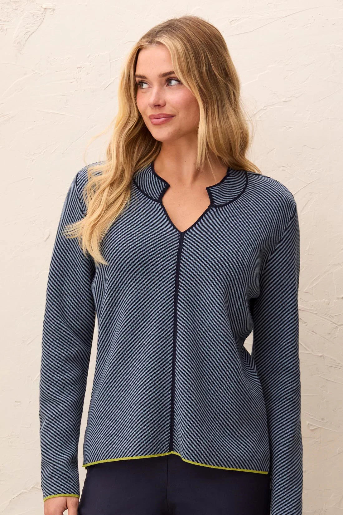 Tribal V-Neck Sweater - Style 31840-576