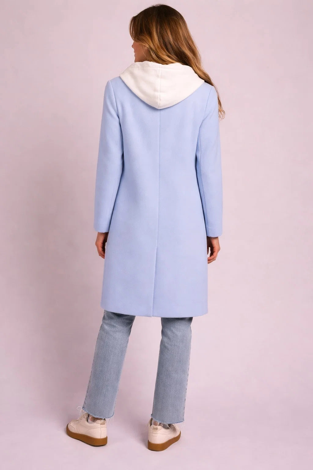 Tribal Trench Coat With Fooler Hoodie - Style 5942O-5369